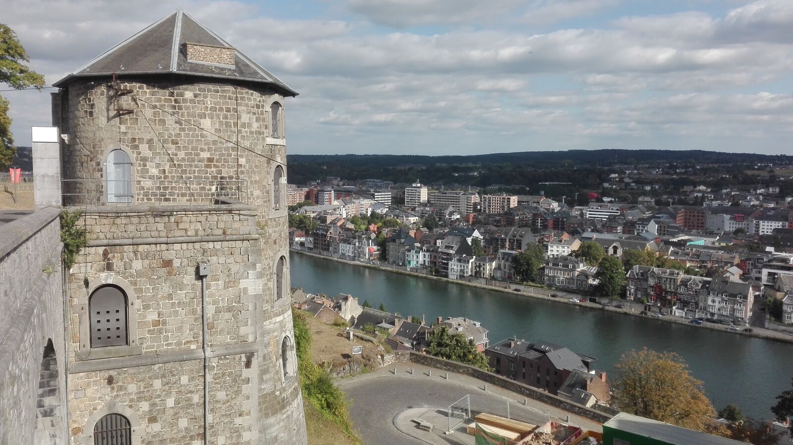 HUAWEI P8 Lite sample photo. Namur, citadel, military heritage photography