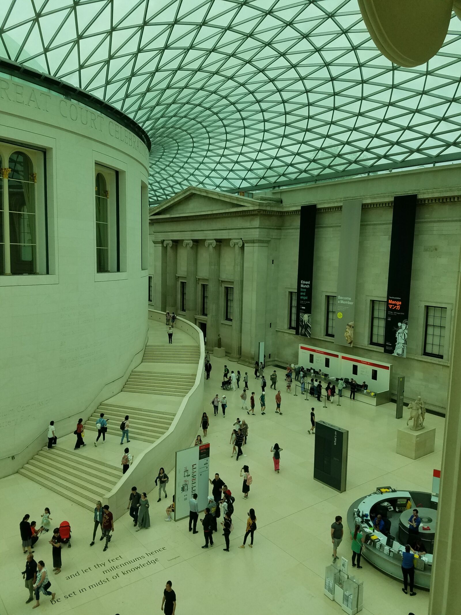Samsung Galaxy S7 Edge sample photo. London, the british museum photography