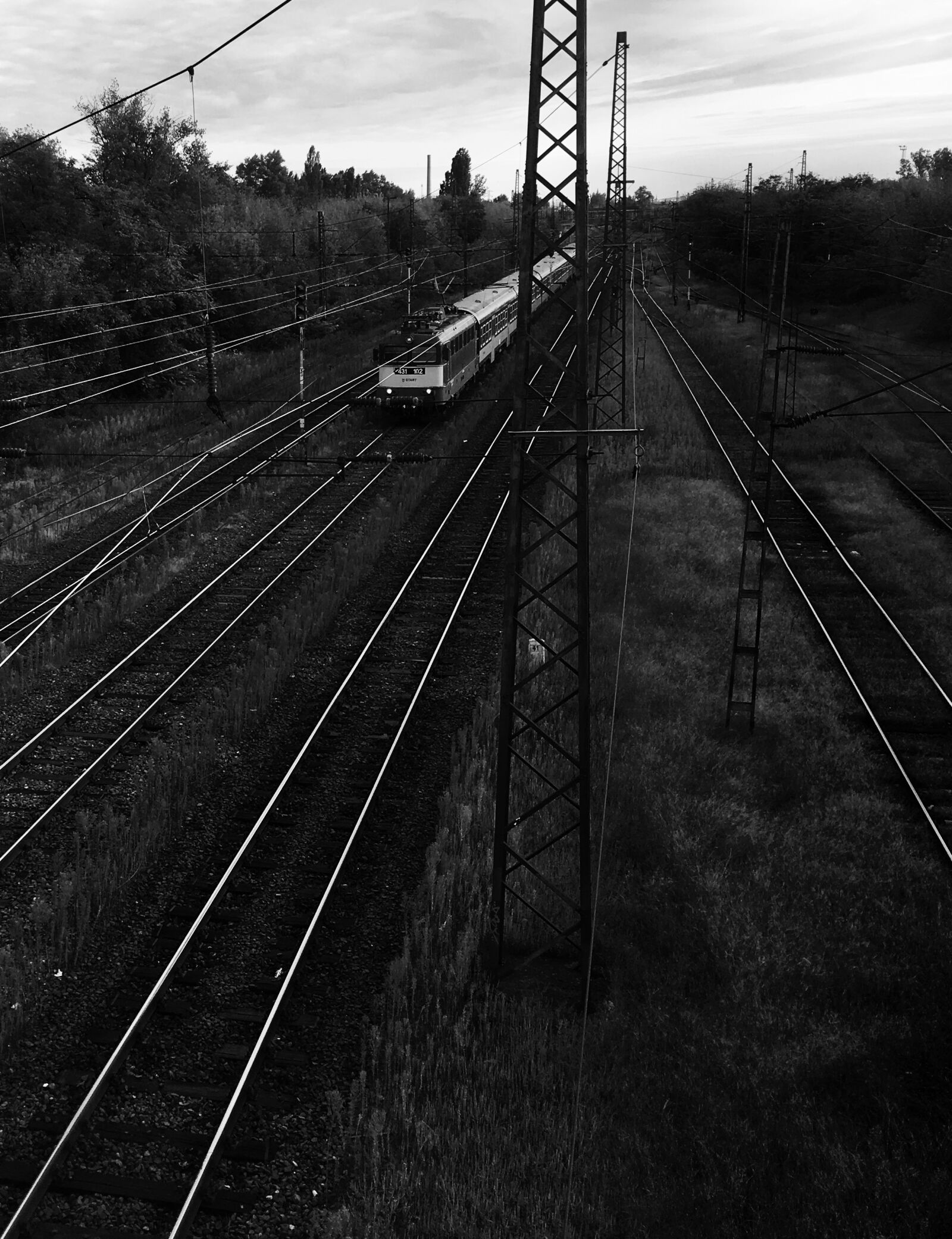 Apple iPhone 6s sample photo. Train, rail, rails photography