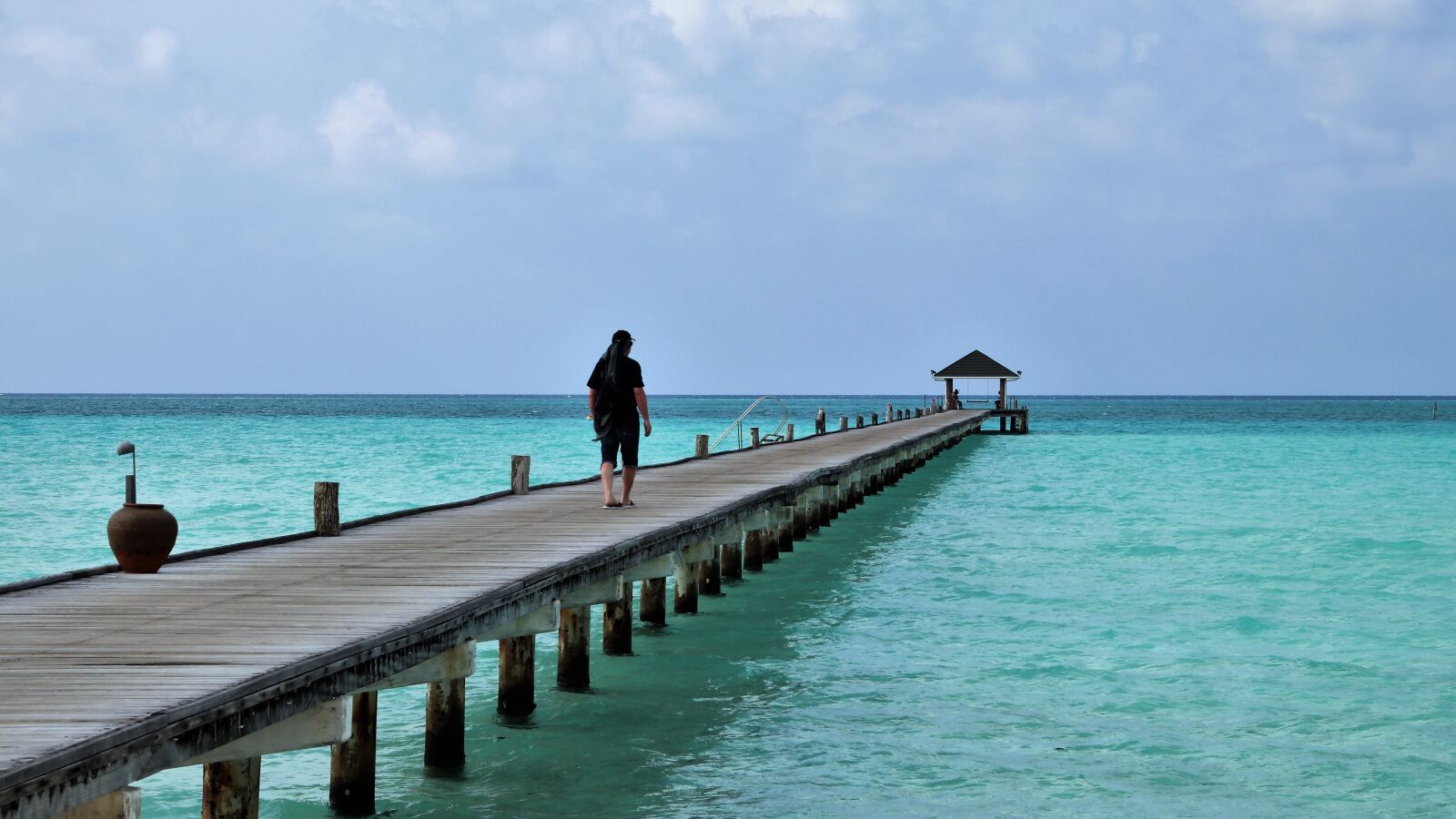 Canon EOS 80D sample photo. The pier, paradise, maldives photography