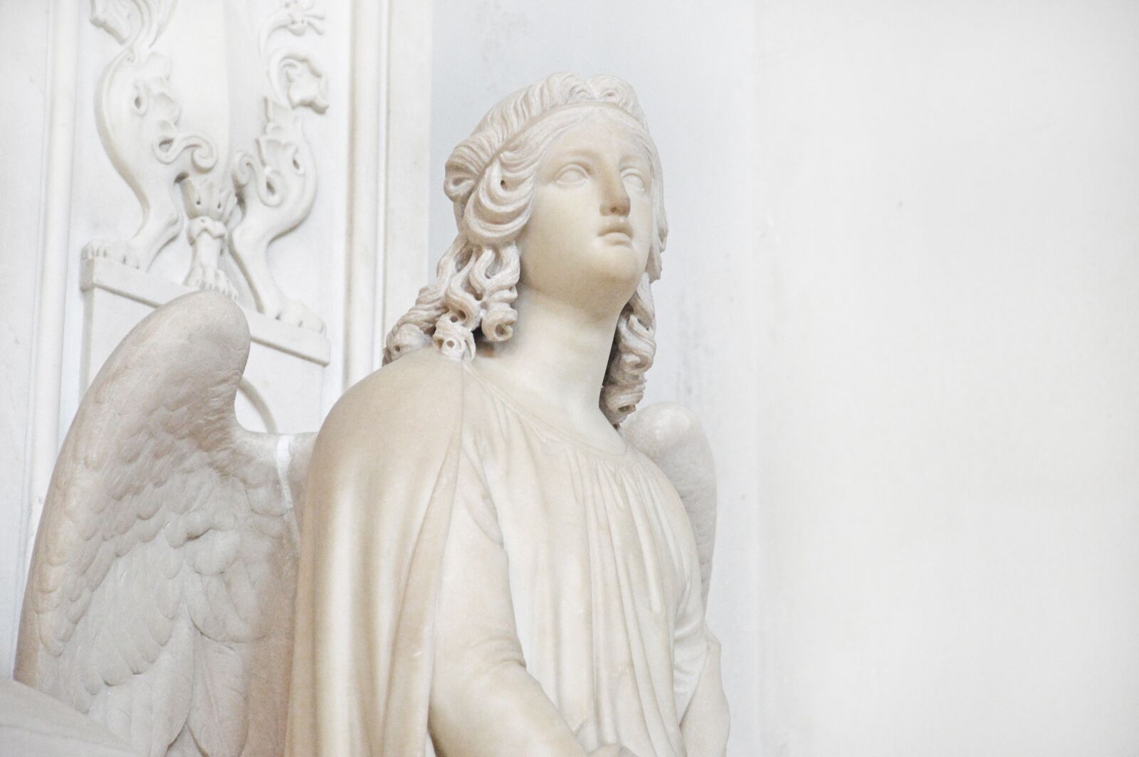 Nikon D3200 sample photo. Angel, statue, sculpture photography