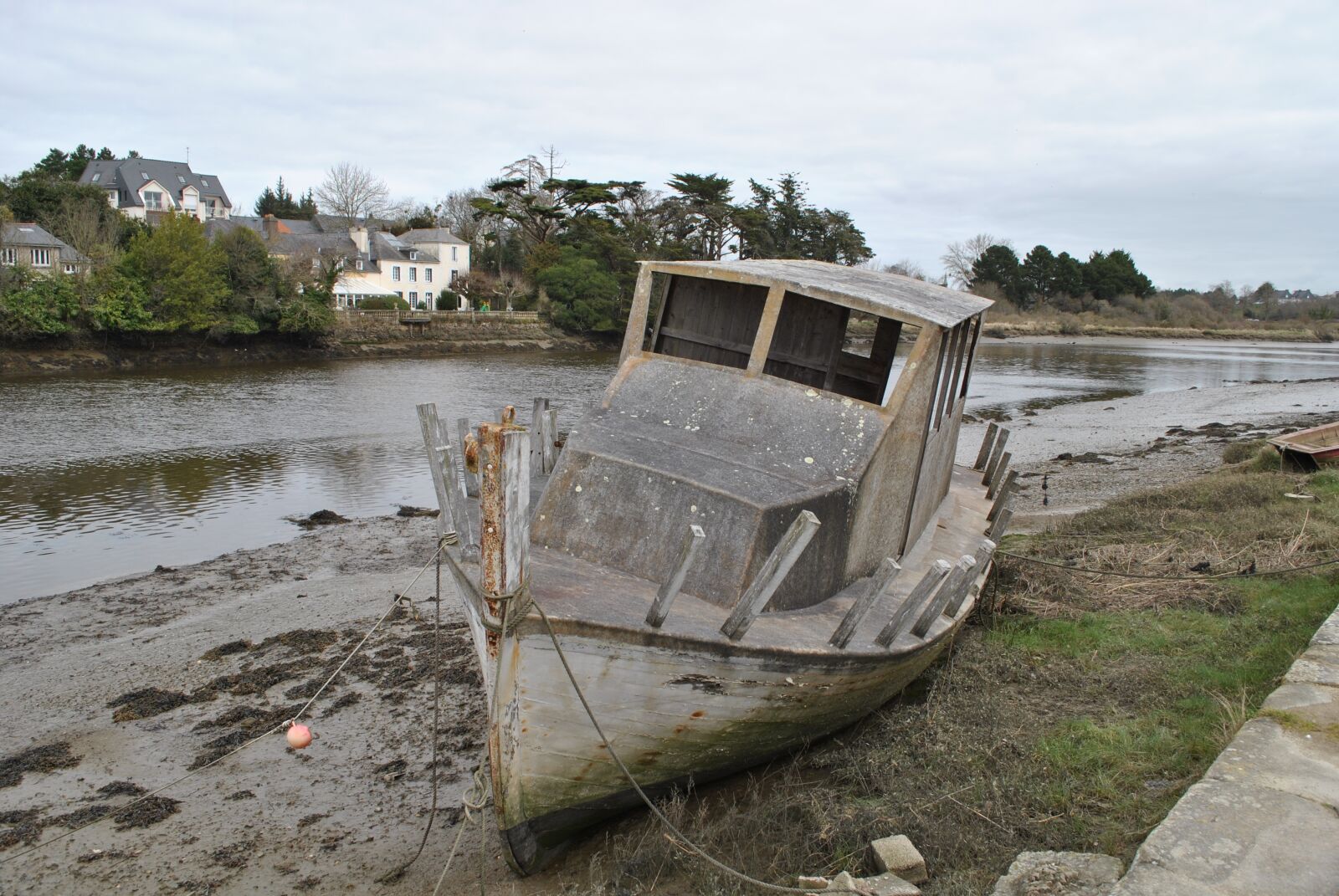 Nikon D3000 sample photo. Boat, port, brittany photography