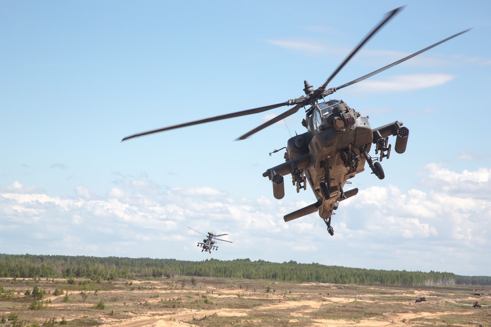 Canon EF 24-105mm F4L IS USM sample photo. Ah-64d, apache, sabre strike photography
