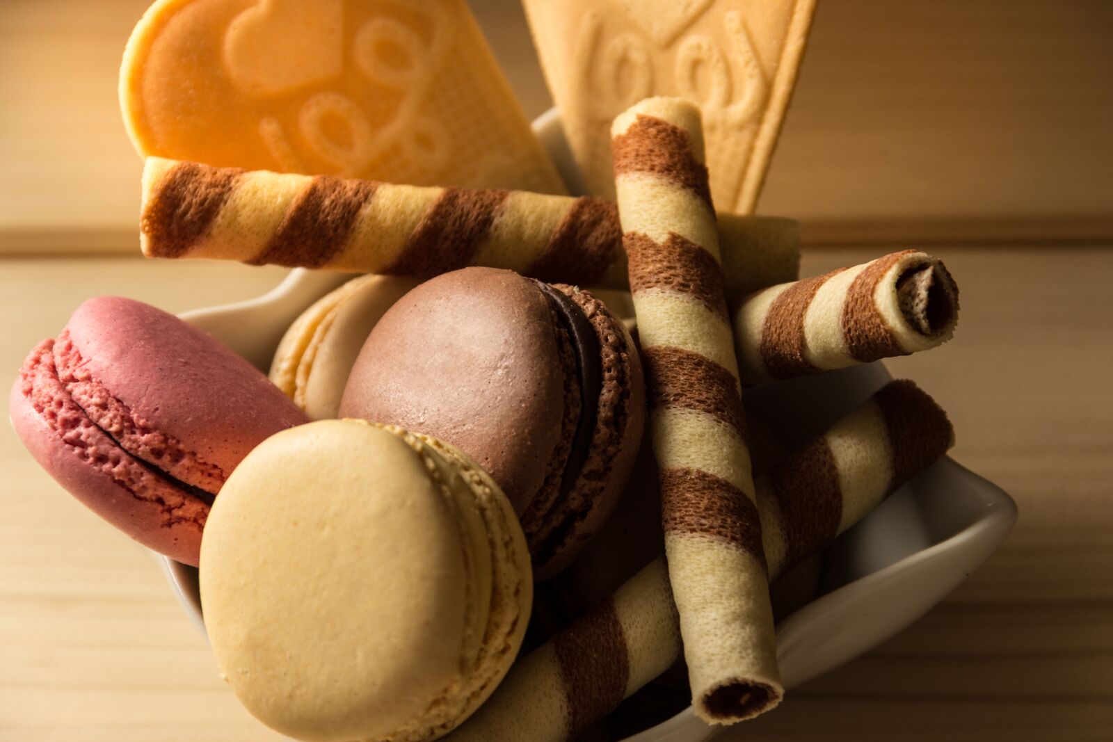 Canon EOS 600D (Rebel EOS T3i / EOS Kiss X5) sample photo. Waffles, cookies, pastries photography