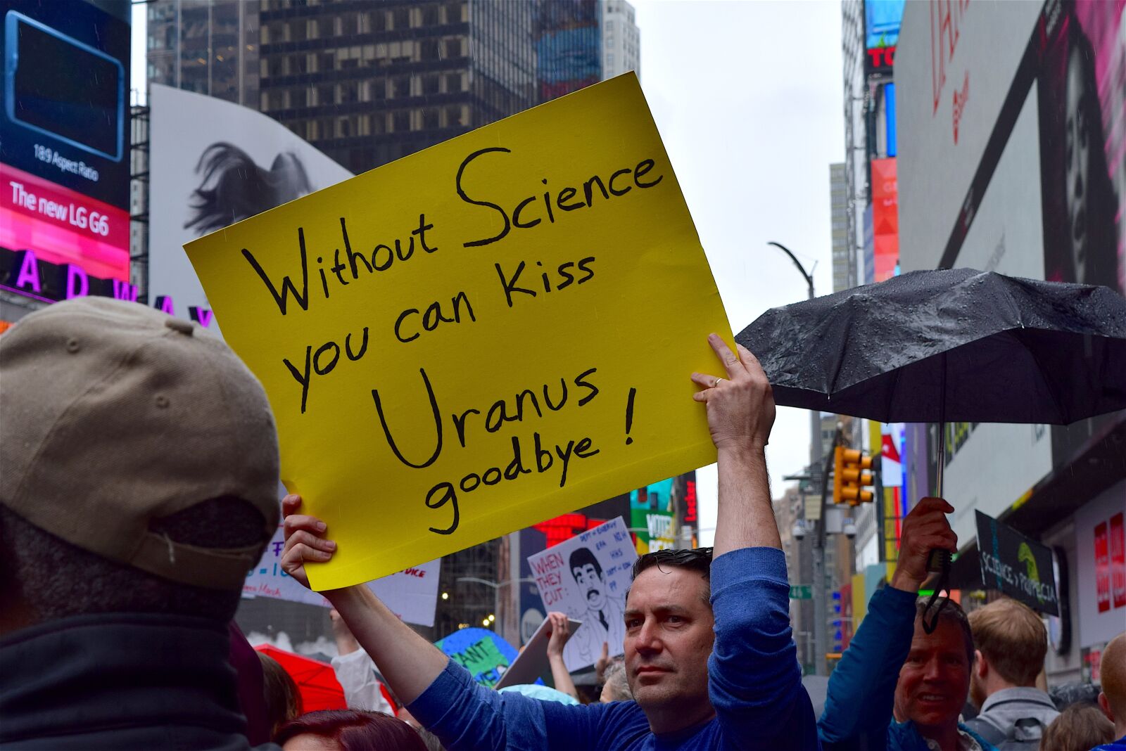 Nikon D3300 sample photo. March for science, earth photography