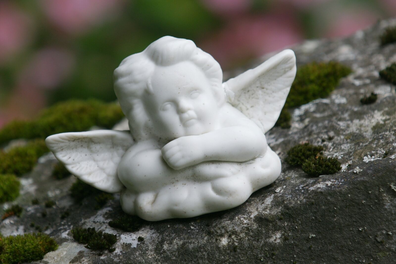 Sony Alpha DSLR-A700 sample photo. Angel, contemplative, figure photography