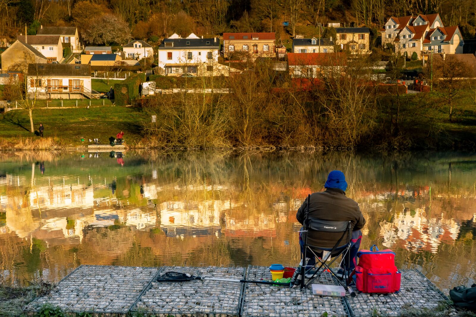 Sony Cyber-shot DSC-RX100 sample photo. River, fisherman, nature photography