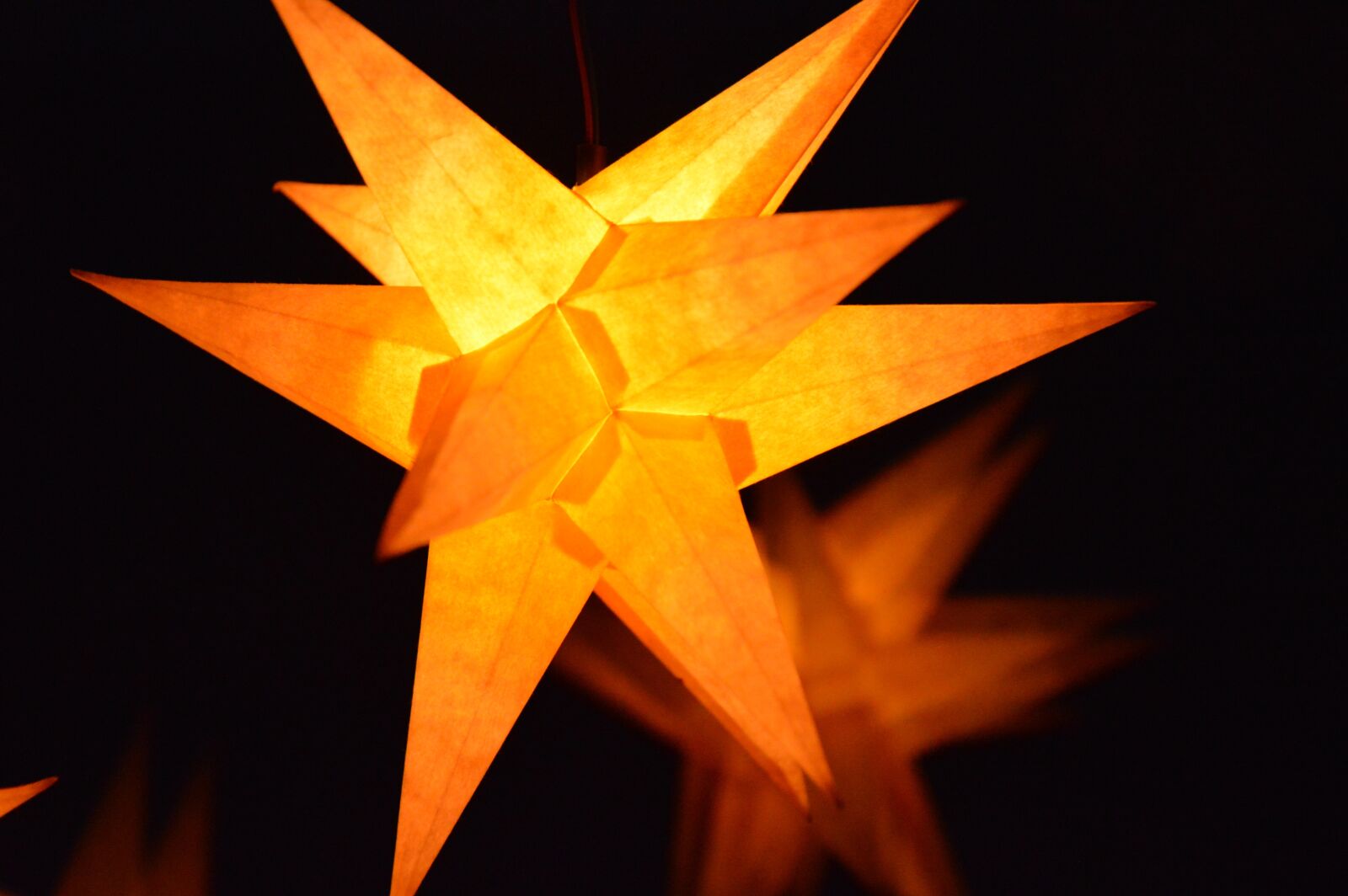 Nikon D3200 sample photo. Star, poinsettia, advent photography