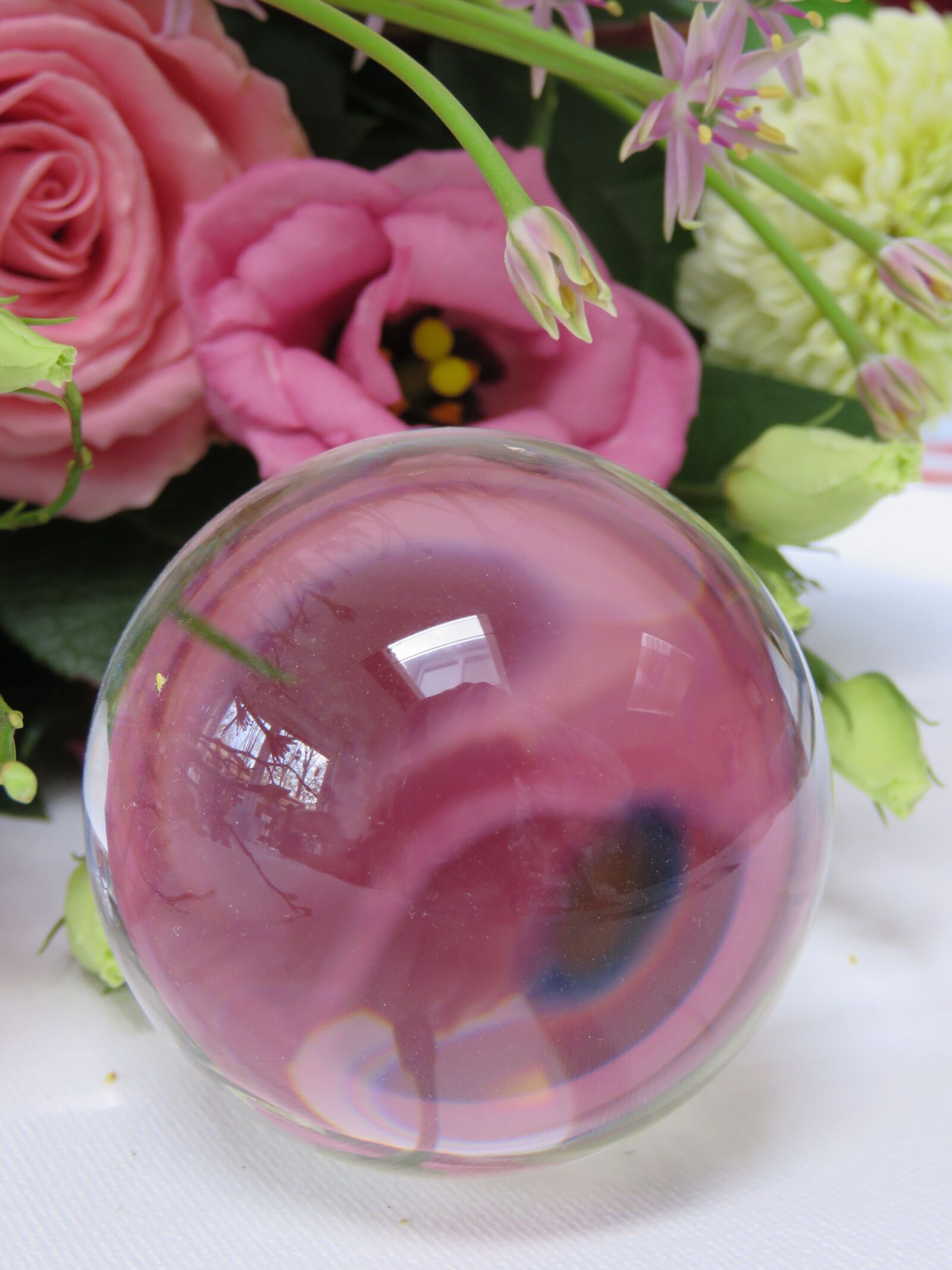 Canon PowerShot SX60 HS sample photo. Glass, rose, flowers photography