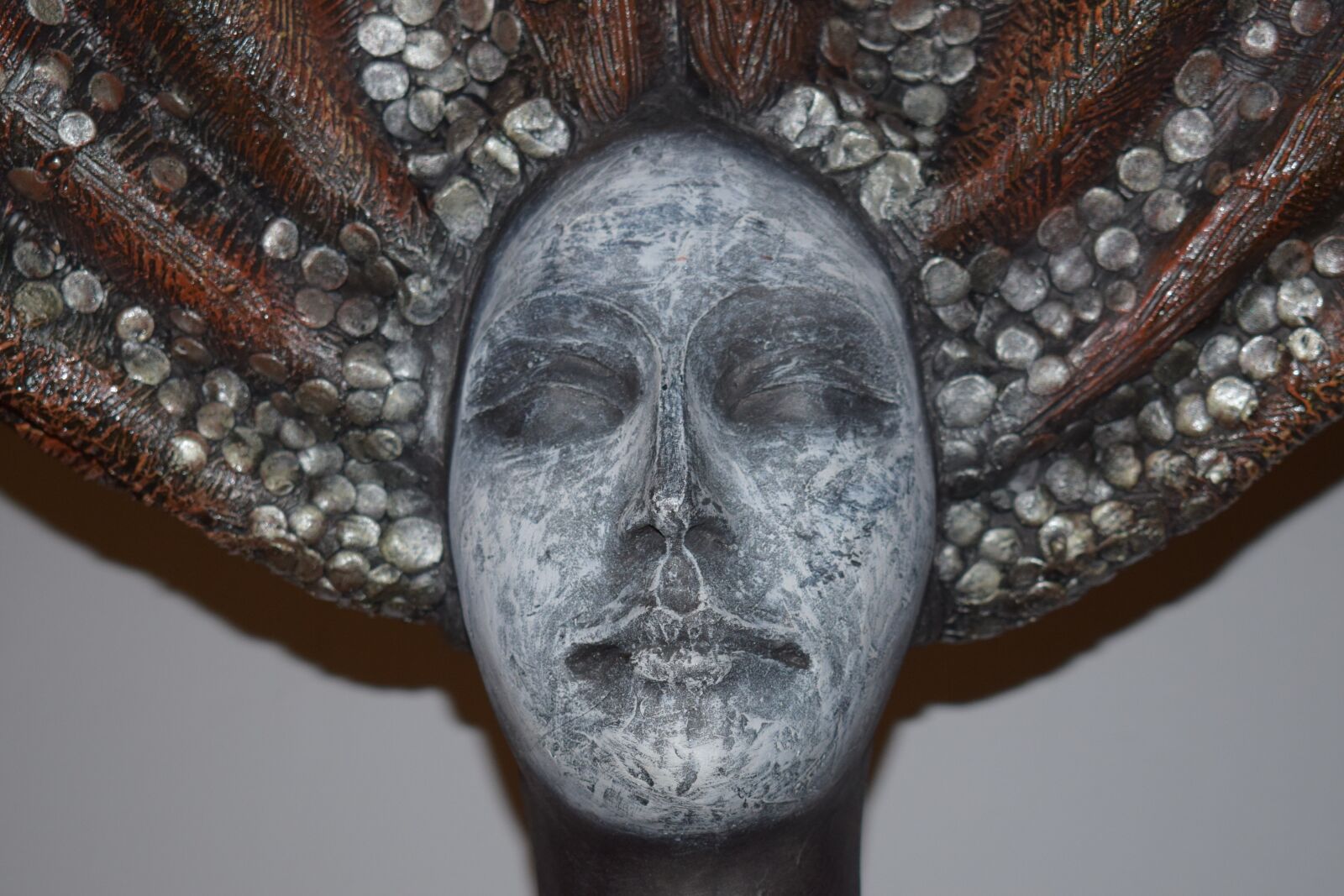 Nikon D3300 sample photo. Face, statue, salt photography