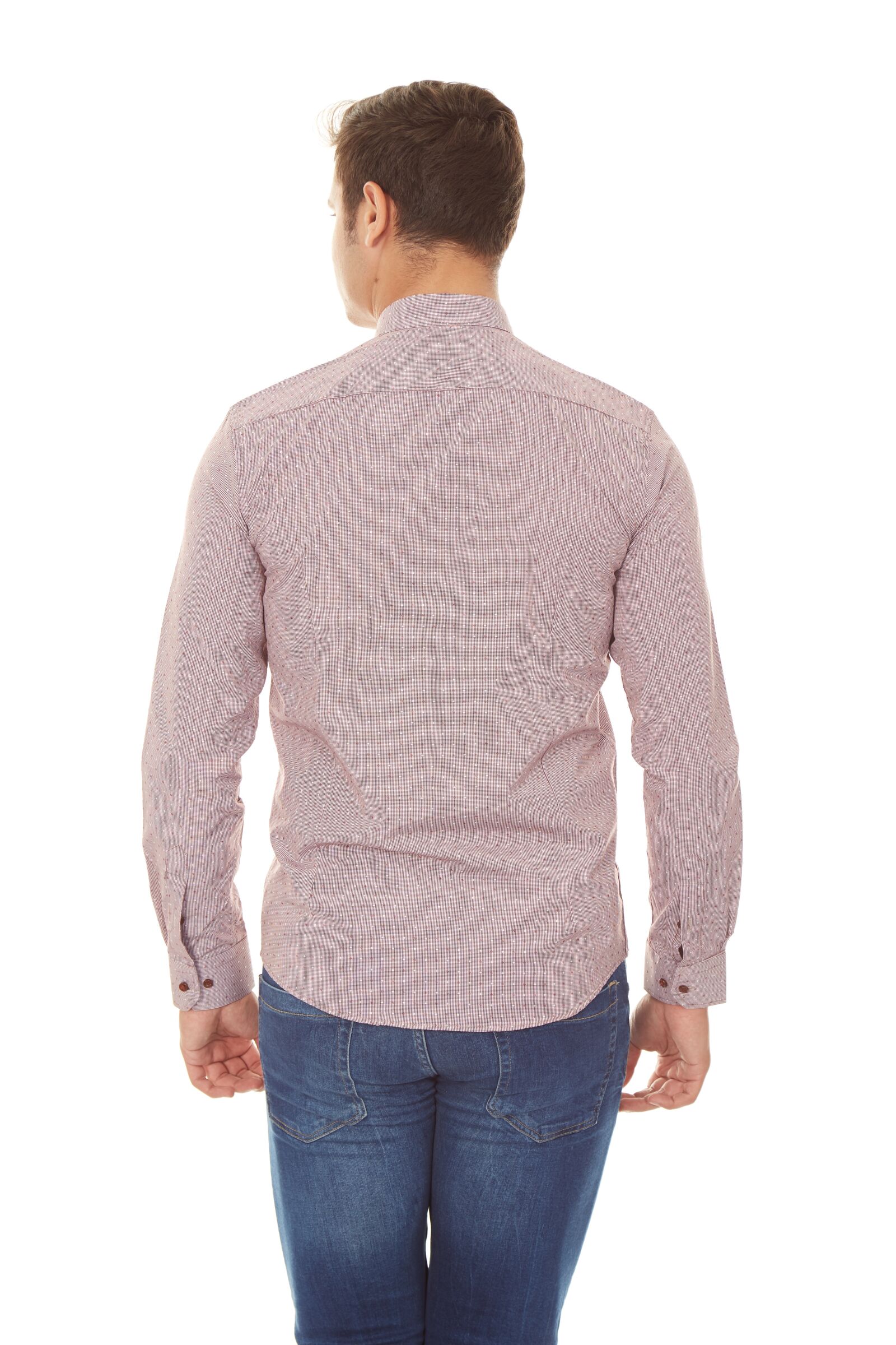 Canon EF 24-105mm F4L IS USM sample photo. Shirt, denim, rear photography