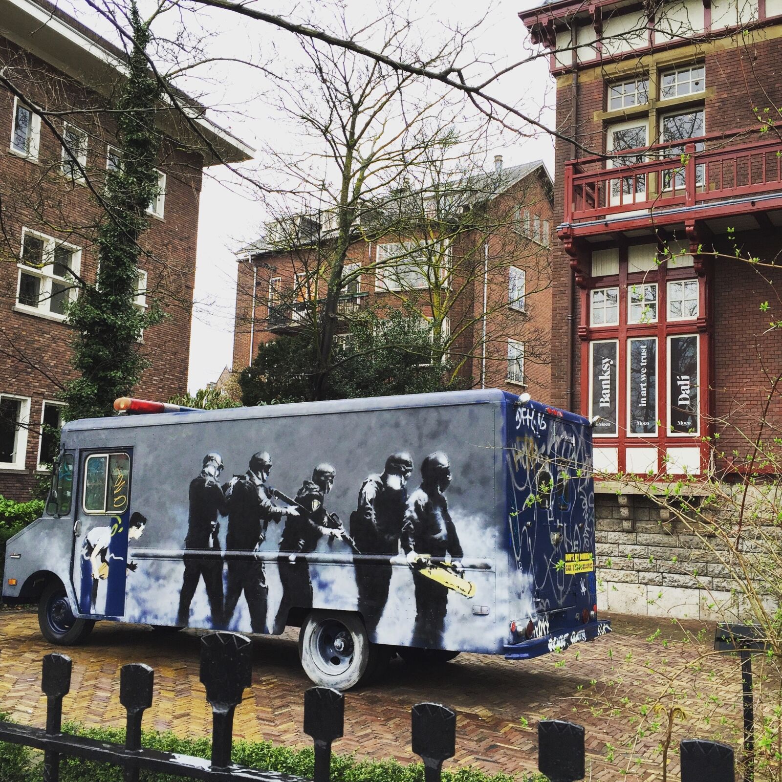 Apple iPhone 6 sample photo. Amsterdam, banksy, graffiti photography