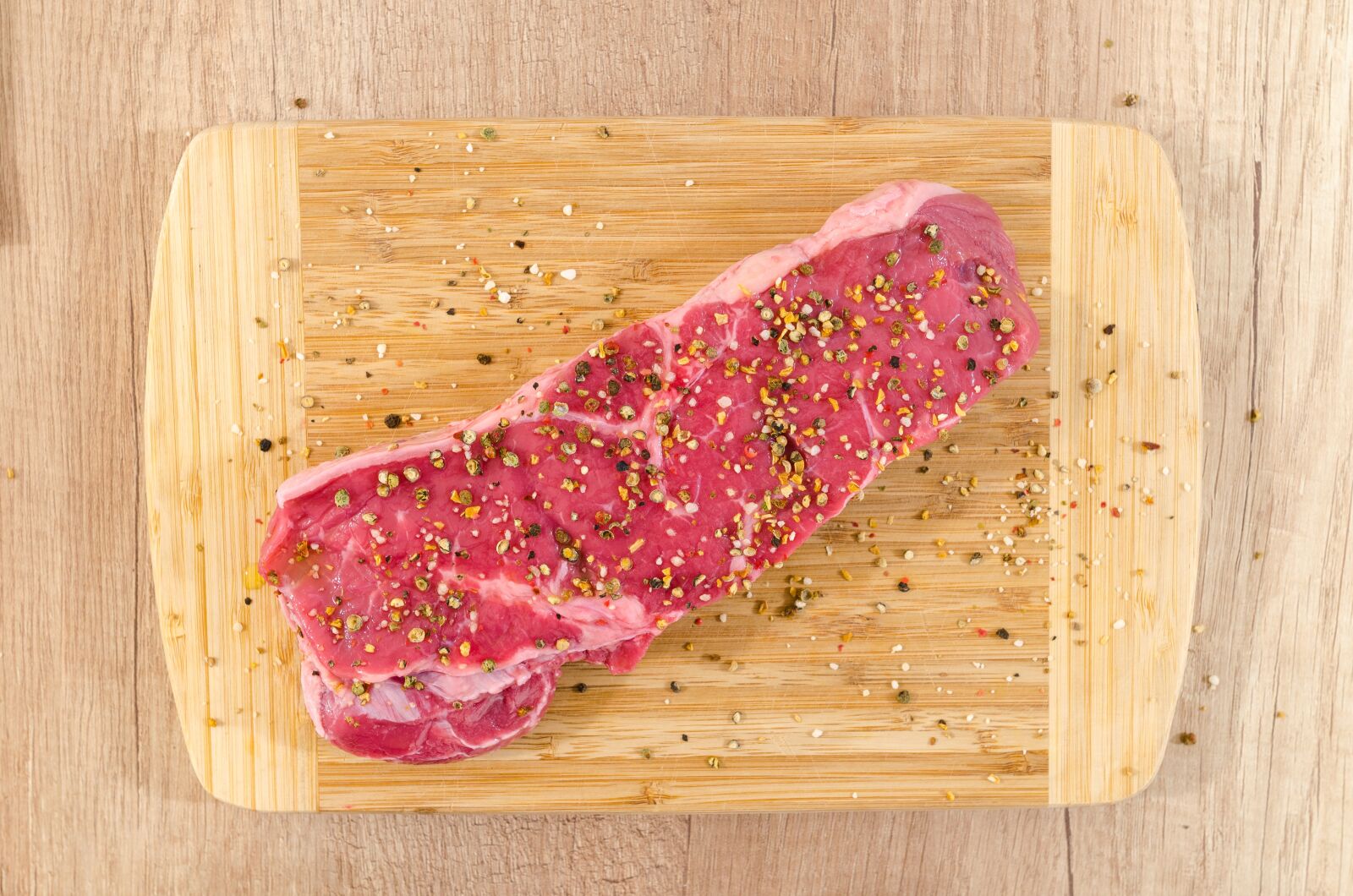 Nikon D5100 sample photo. Meat, wood, beef photography