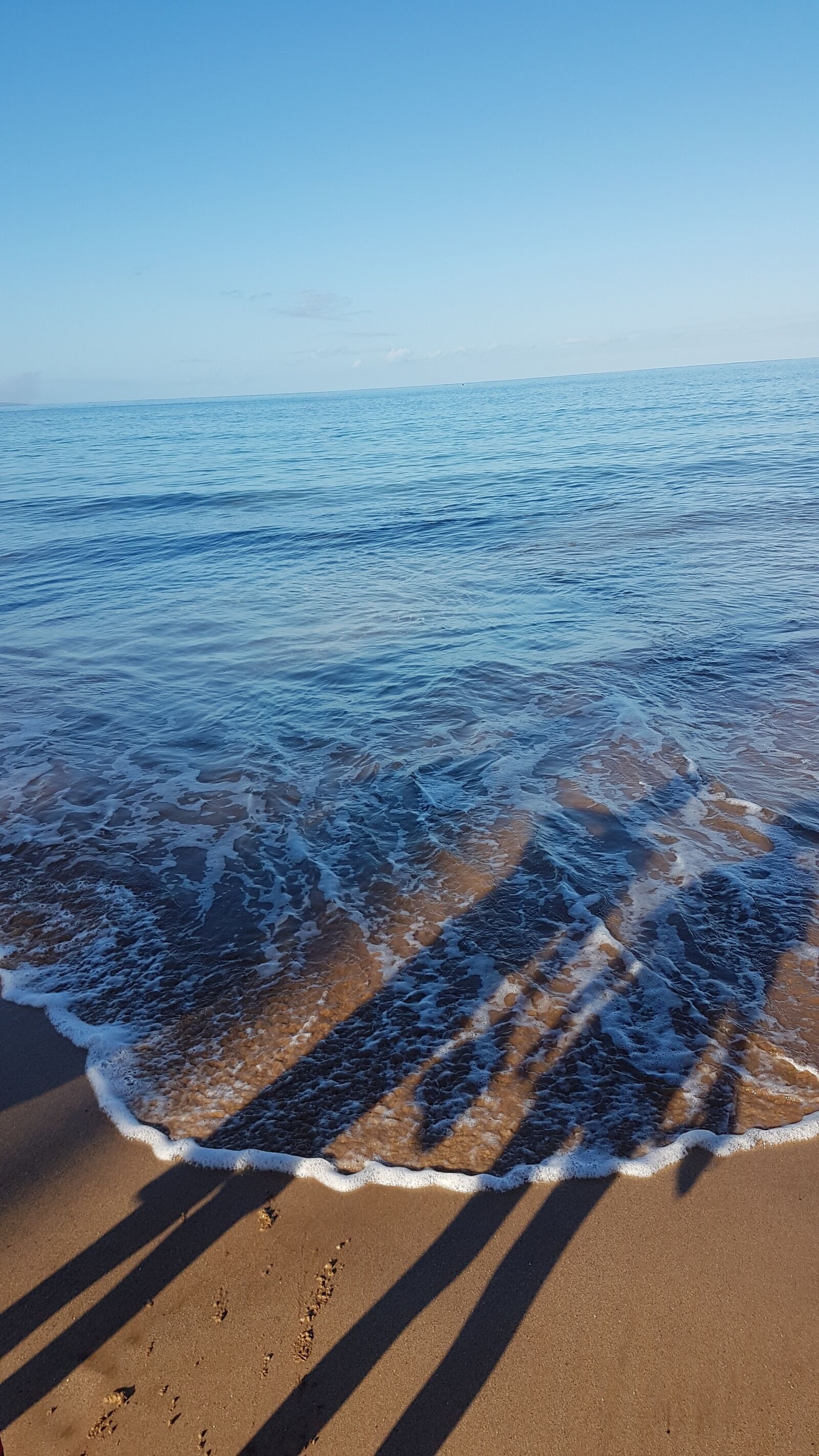Samsung Galaxy S7 sample photo. Ocean, beach shadow, sea photography