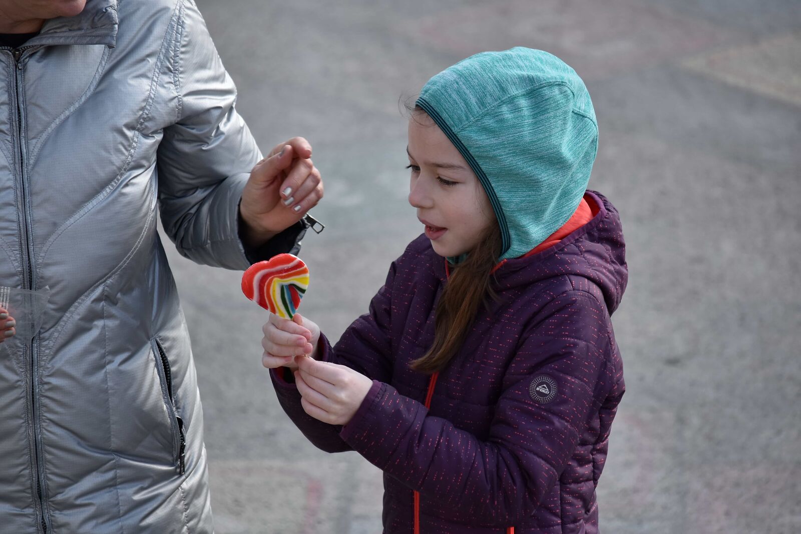 Nikon D5500 sample photo. Child, enjoyment, happiness, lollipop photography