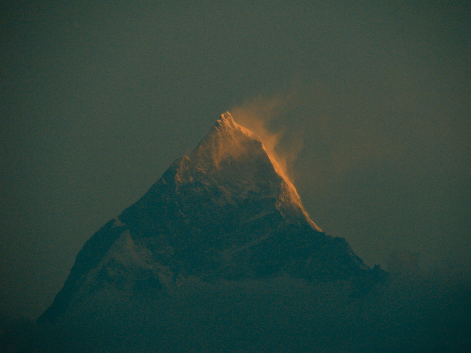 Sony Cyber-shot DSC-H50 sample photo. Fishtail, mountains, nature, nepal photography