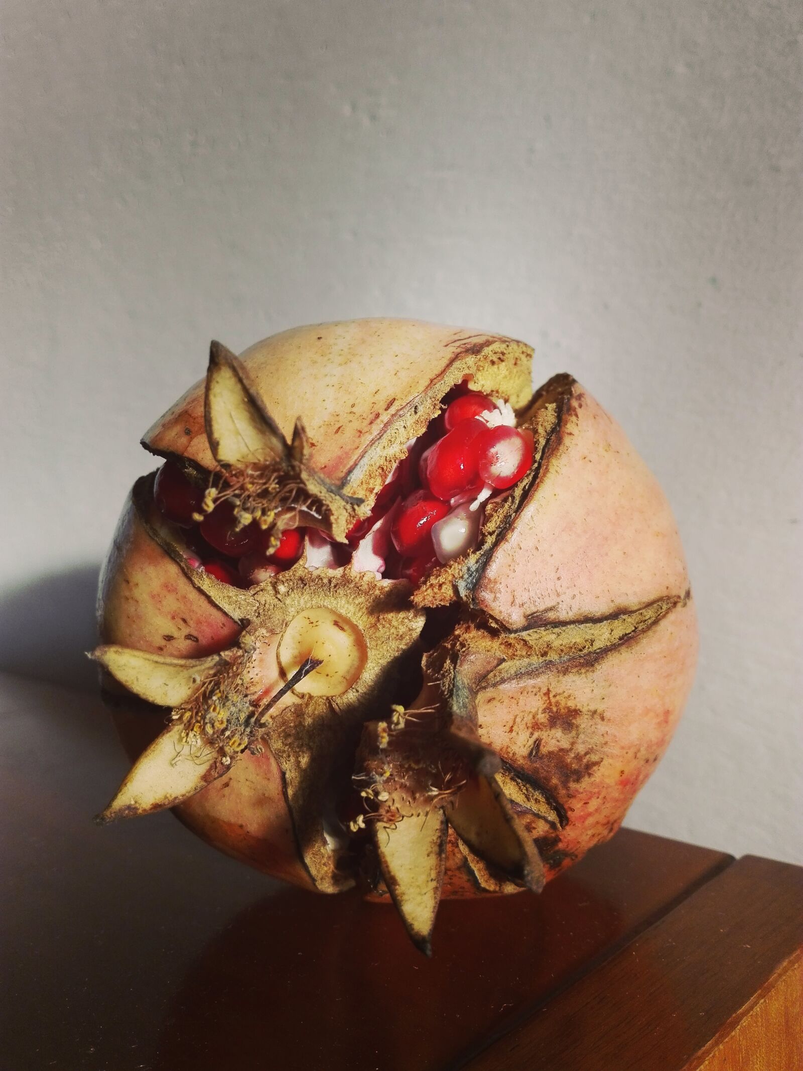 HUAWEI P8 Lite sample photo. Pomegranate, fruit, in the photography