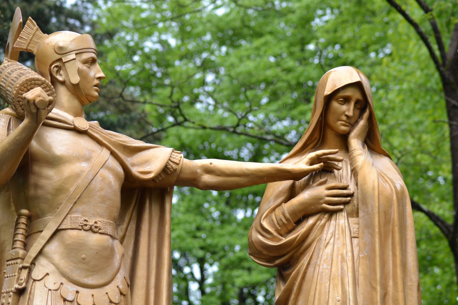Nikon D3100 sample photo. Statue, centurion, people photography
