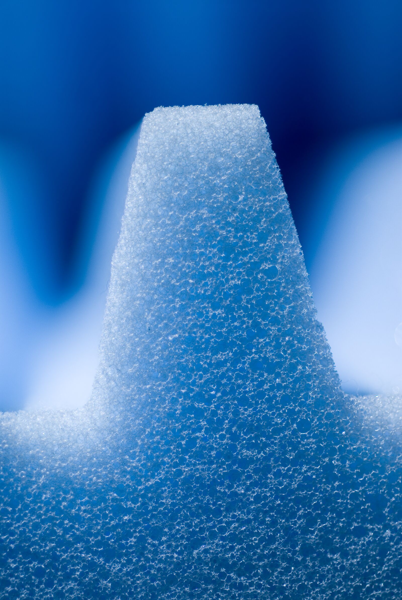 Nikon D200 sample photo. Abstract, blue, macro photography