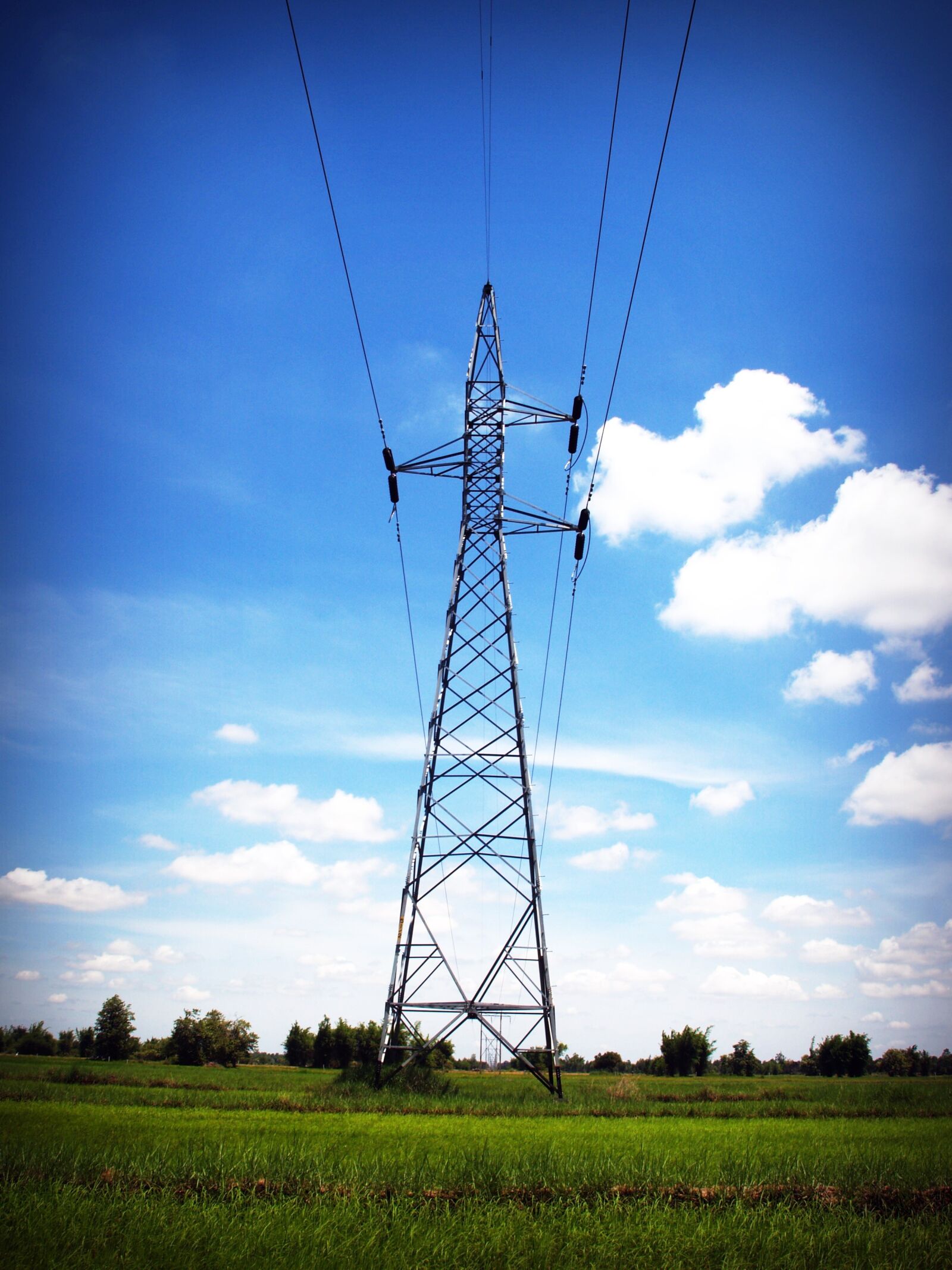 Olympus E-300 (EVOLT E-300) sample photo. Power, electricity, line photography