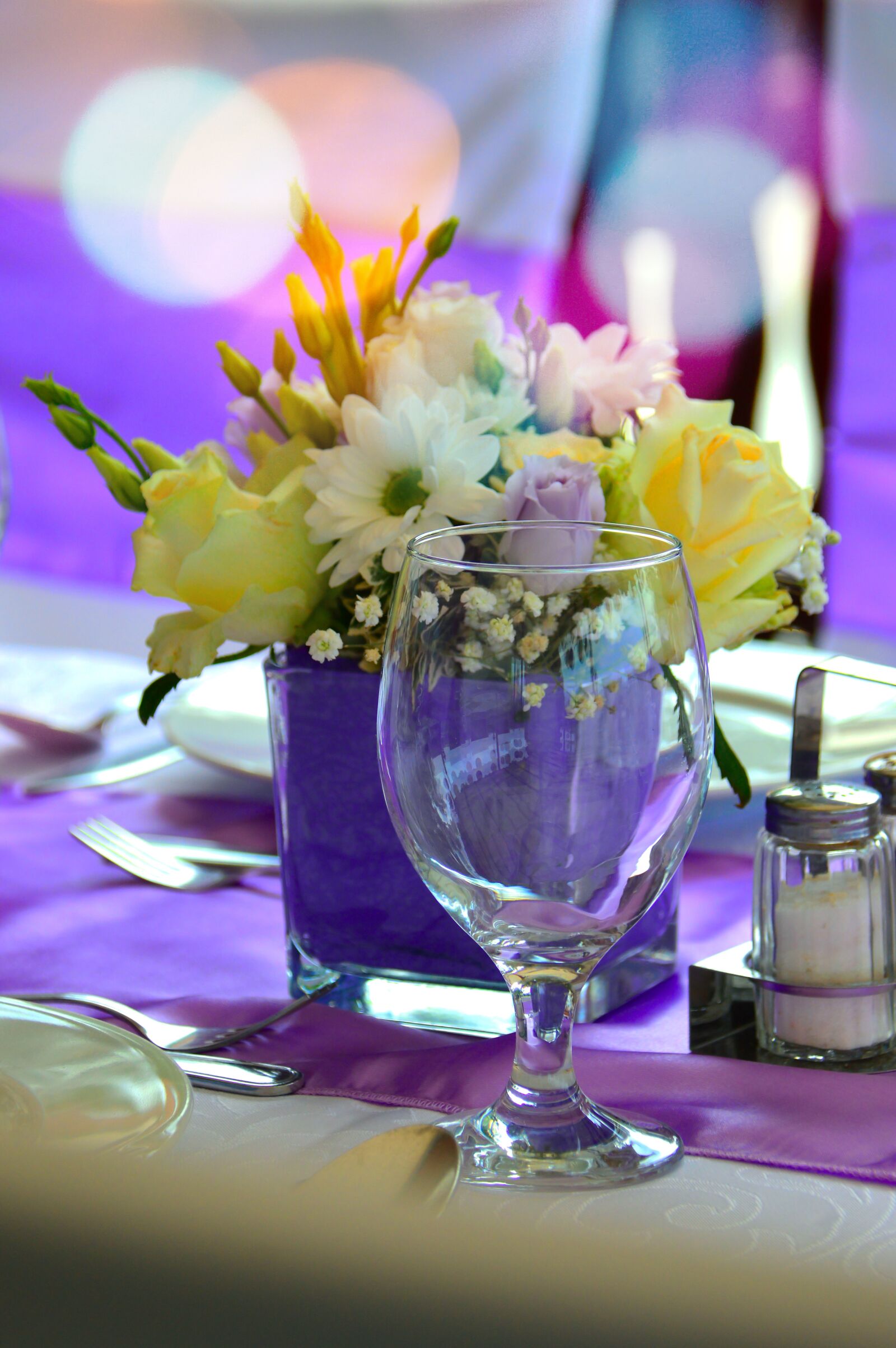 Nikon D3200 sample photo. Wedding table, wedding place photography