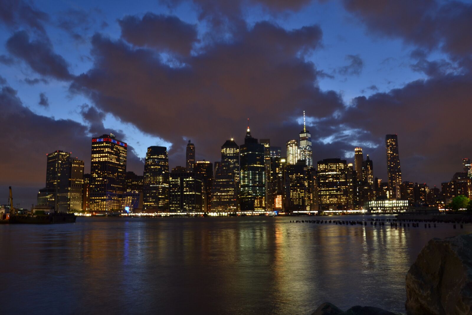 Nikon D3100 sample photo. Manhattan, view, horizon photography
