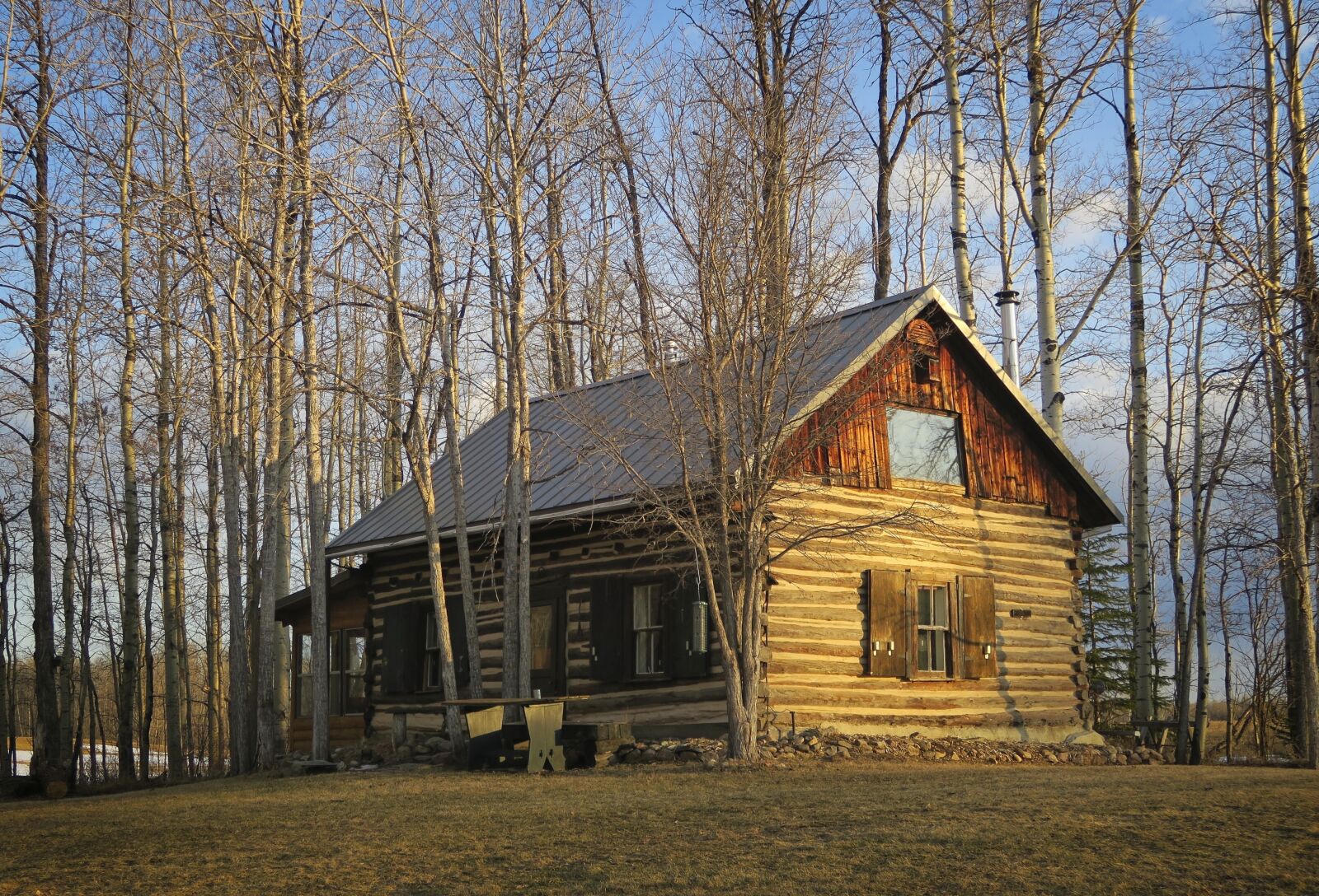 Canon PowerShot G7 X sample photo. Log cabin, architecture, forest photography