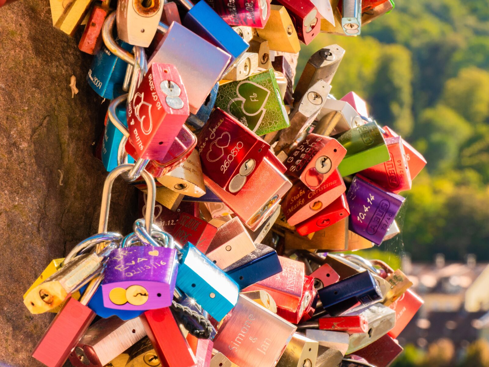 Panasonic DMC-G81 sample photo. Castles, love locks, symbol photography