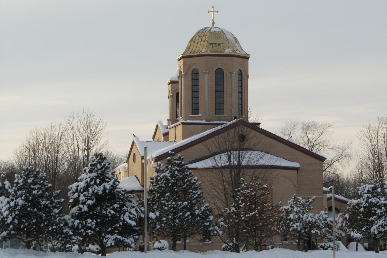 Canon PowerShot SX420 IS sample photo. Winter, snow, architecture photography