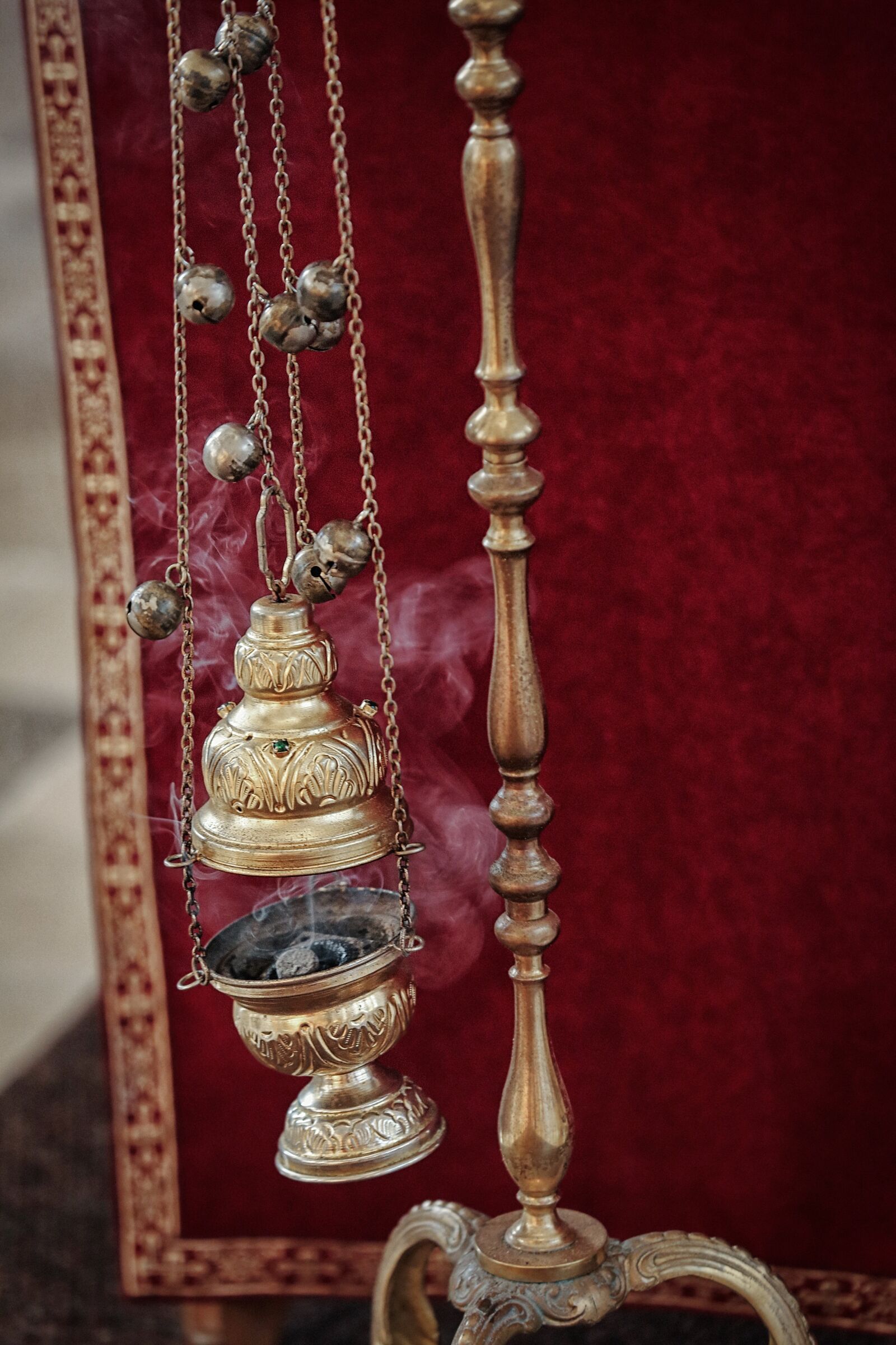 Canon EOS 5D Mark III sample photo. Brass, spirituality, smoke, object photography