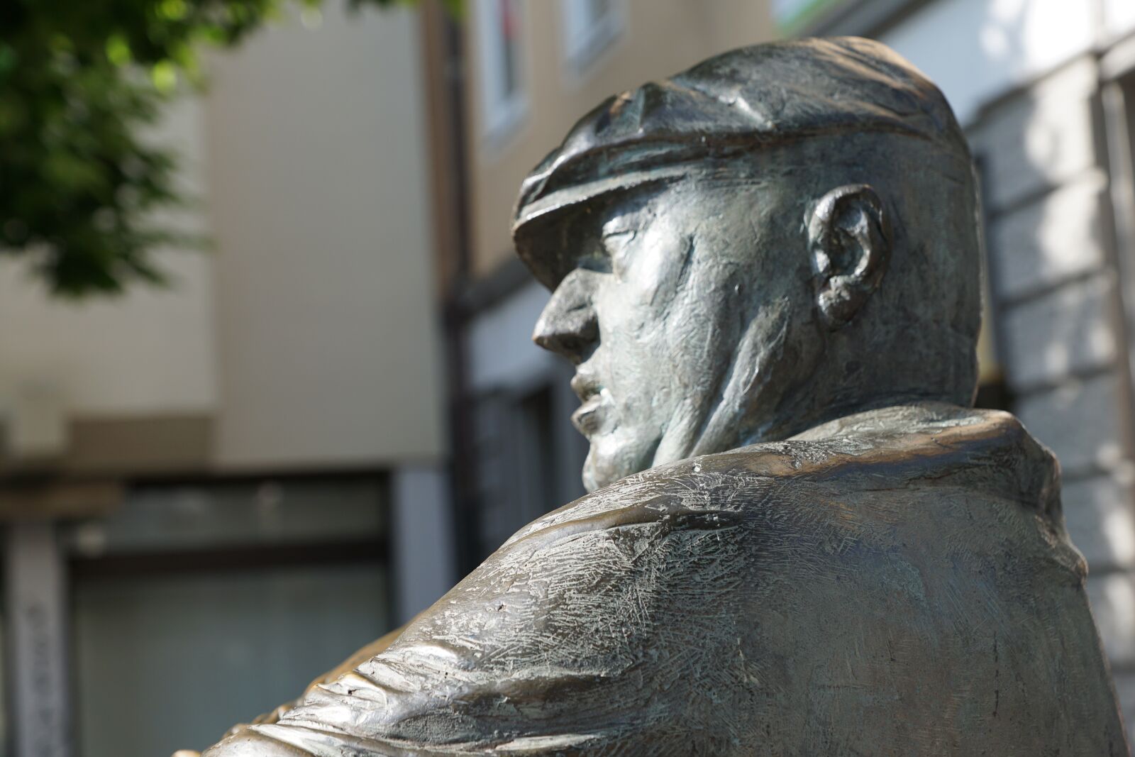 Sony DT 16-50mm F2.8 SSM sample photo. Statue, face, tuttlingen photography
