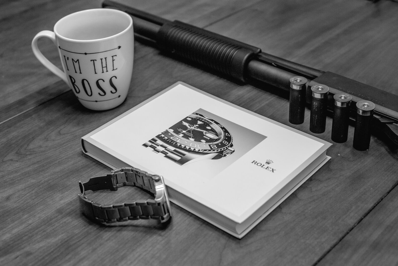 Nikon D750 sample photo. Rolex, boss, gun photography