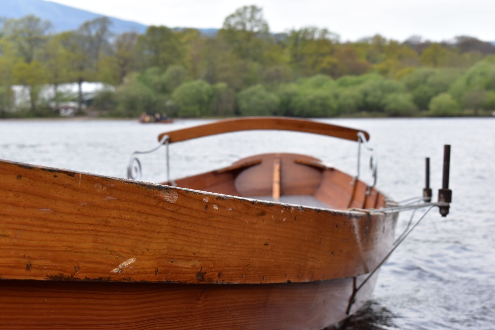 Nikon D3400 sample photo. Rowing boat, wooden, lake photography