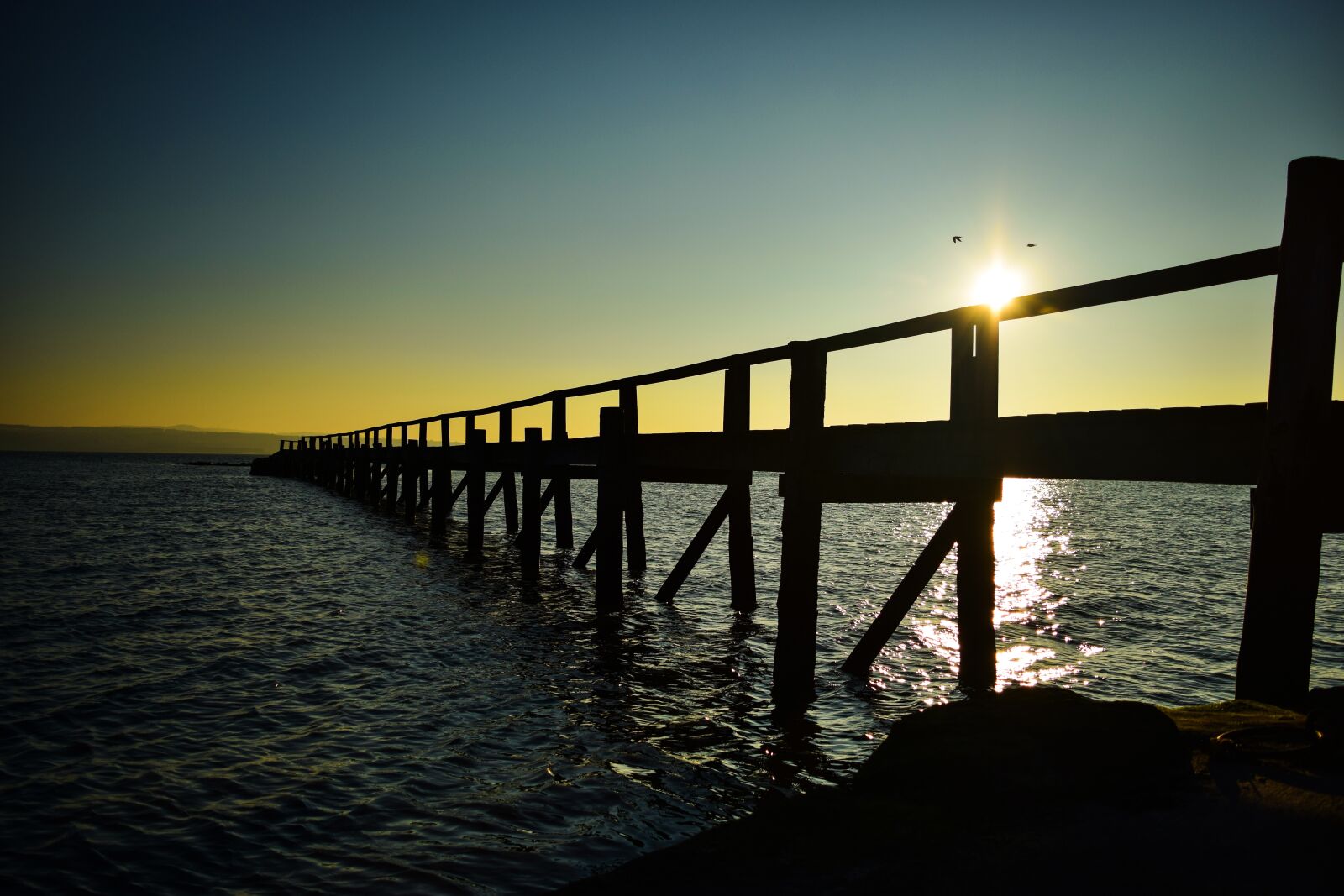 Nikon D5300 sample photo. Culross pier, water, scotland photography