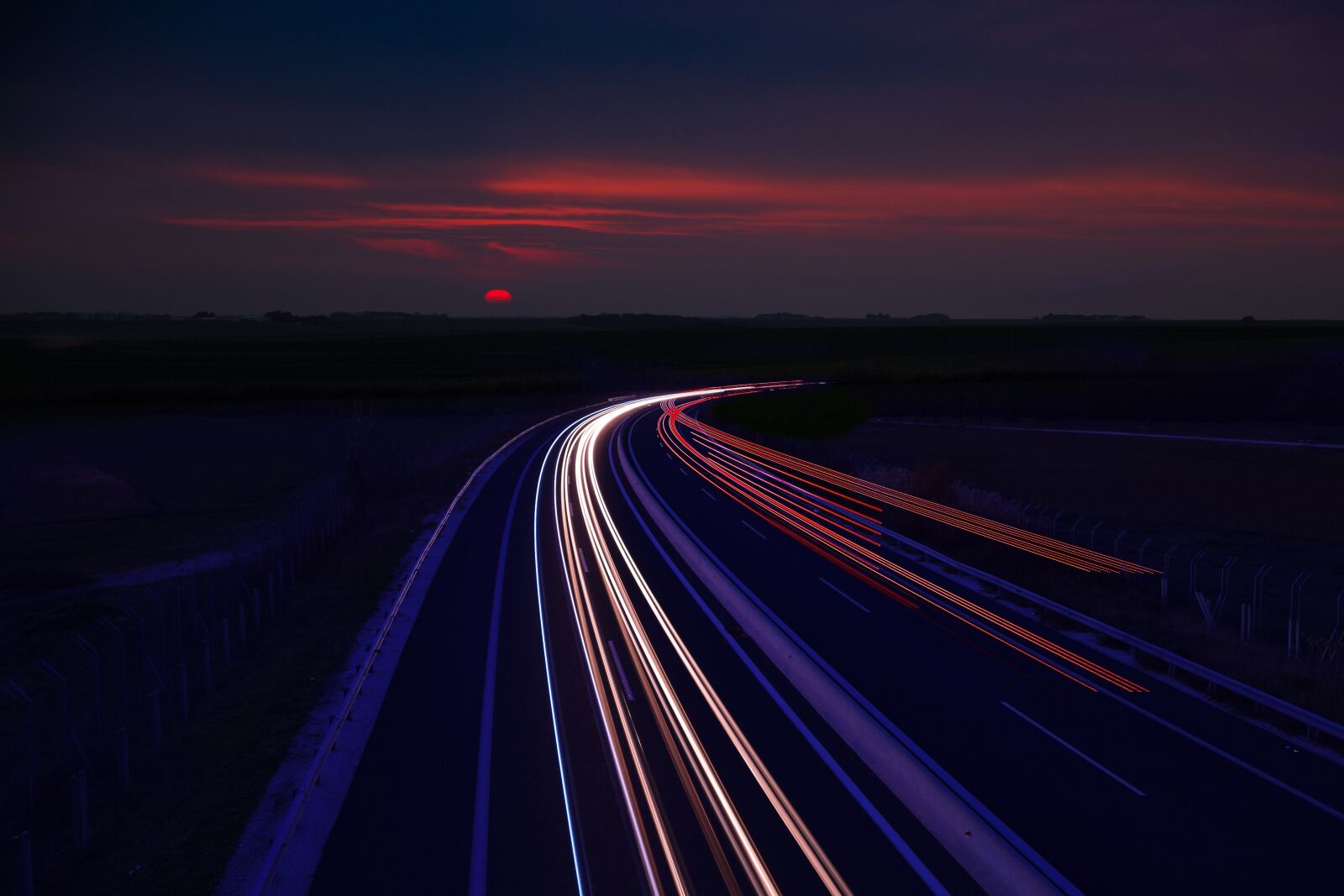 Nikon D5300 sample photo. Light, trails, cars photography