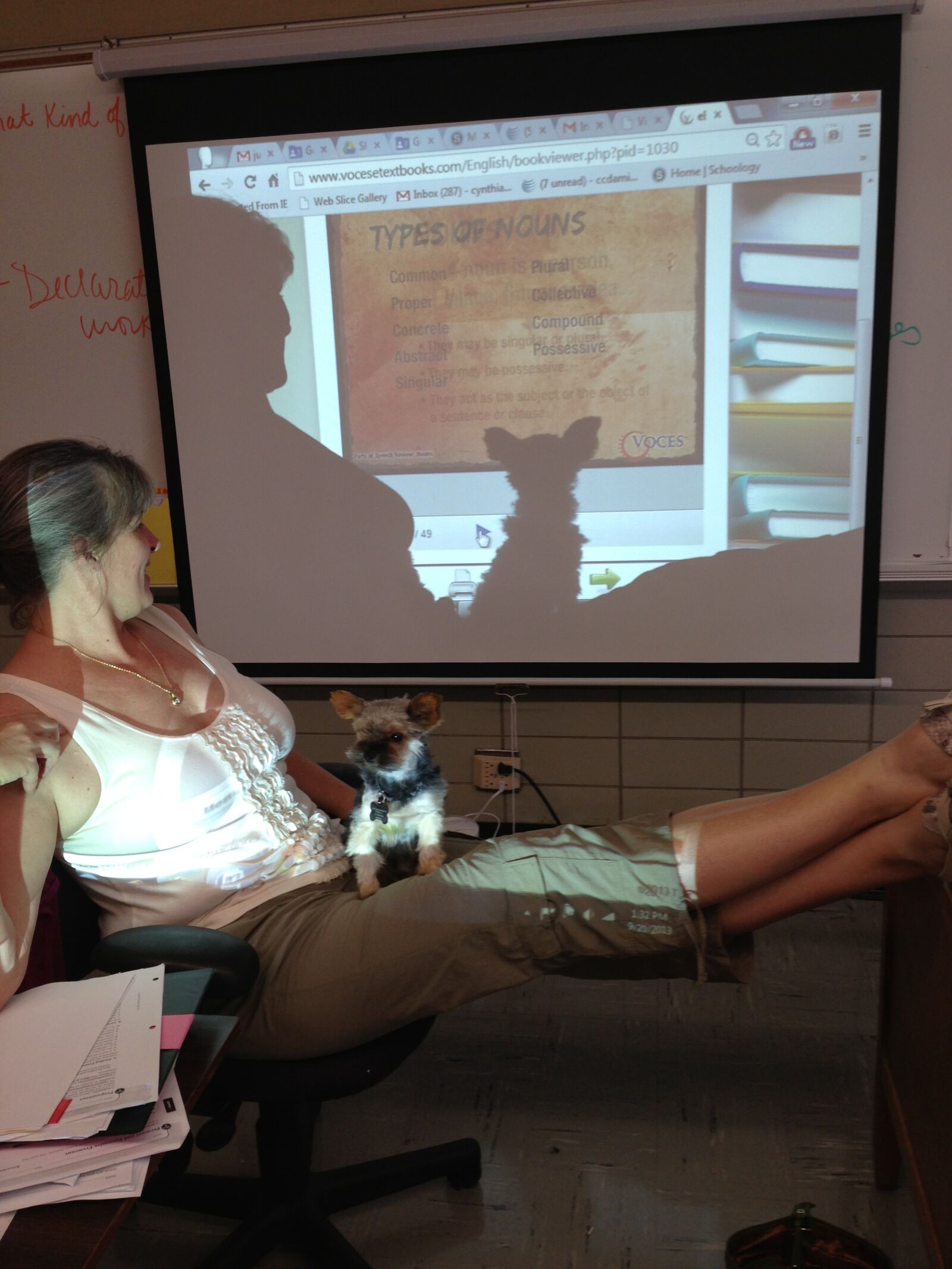 Apple iPhone 5 sample photo. Teaching, funny, teacher photography