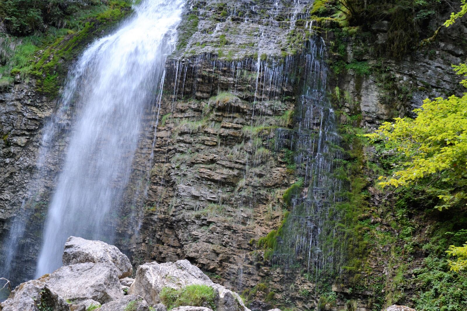 Nikon D3100 sample photo. Waterfall, le cirque, france photography