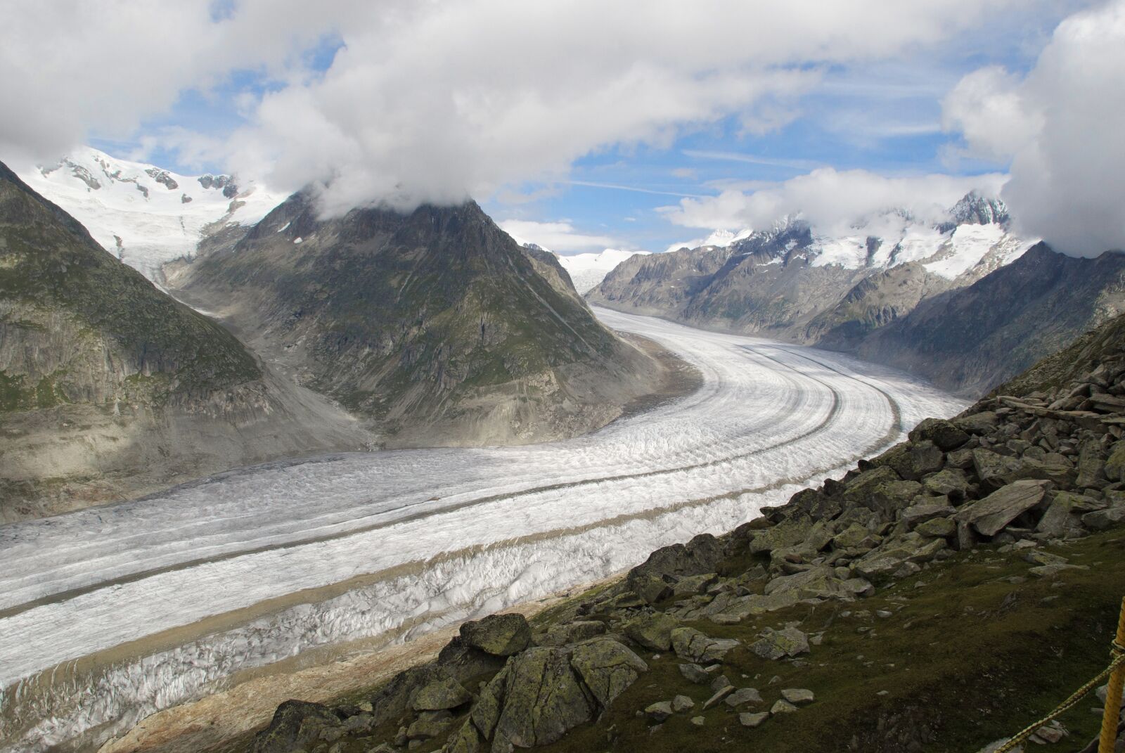 Nikon D80 sample photo. Aletsch glacier, snow, mountains photography