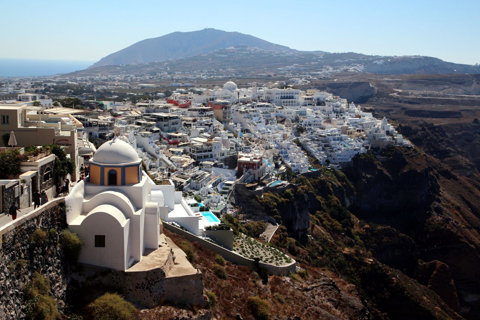 Canon EOS 650D (EOS Rebel T4i / EOS Kiss X6i) sample photo. Fira, greece, white photography