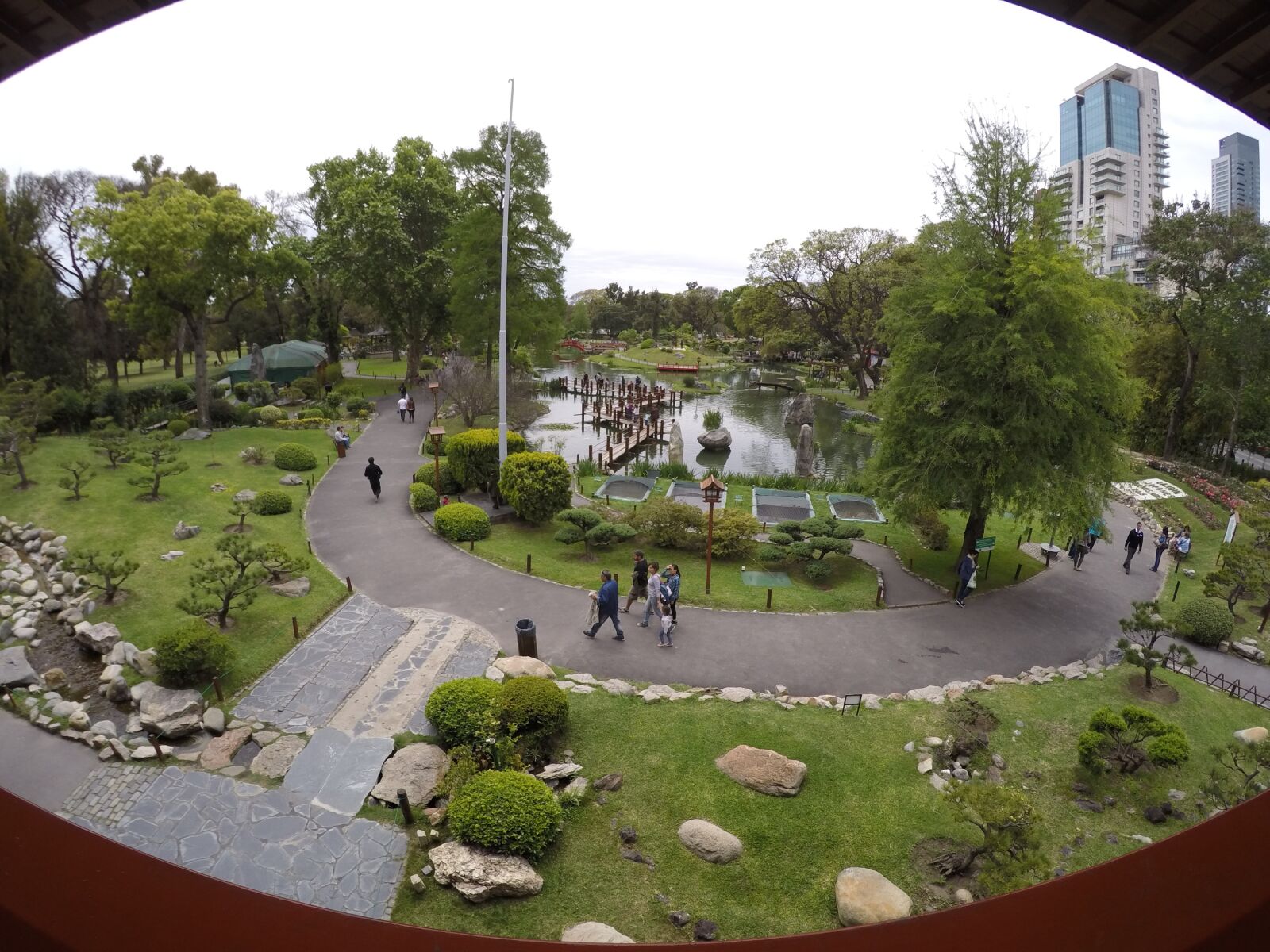 GoPro HERO4 Silver sample photo. Aerial view, park, tourism photography
