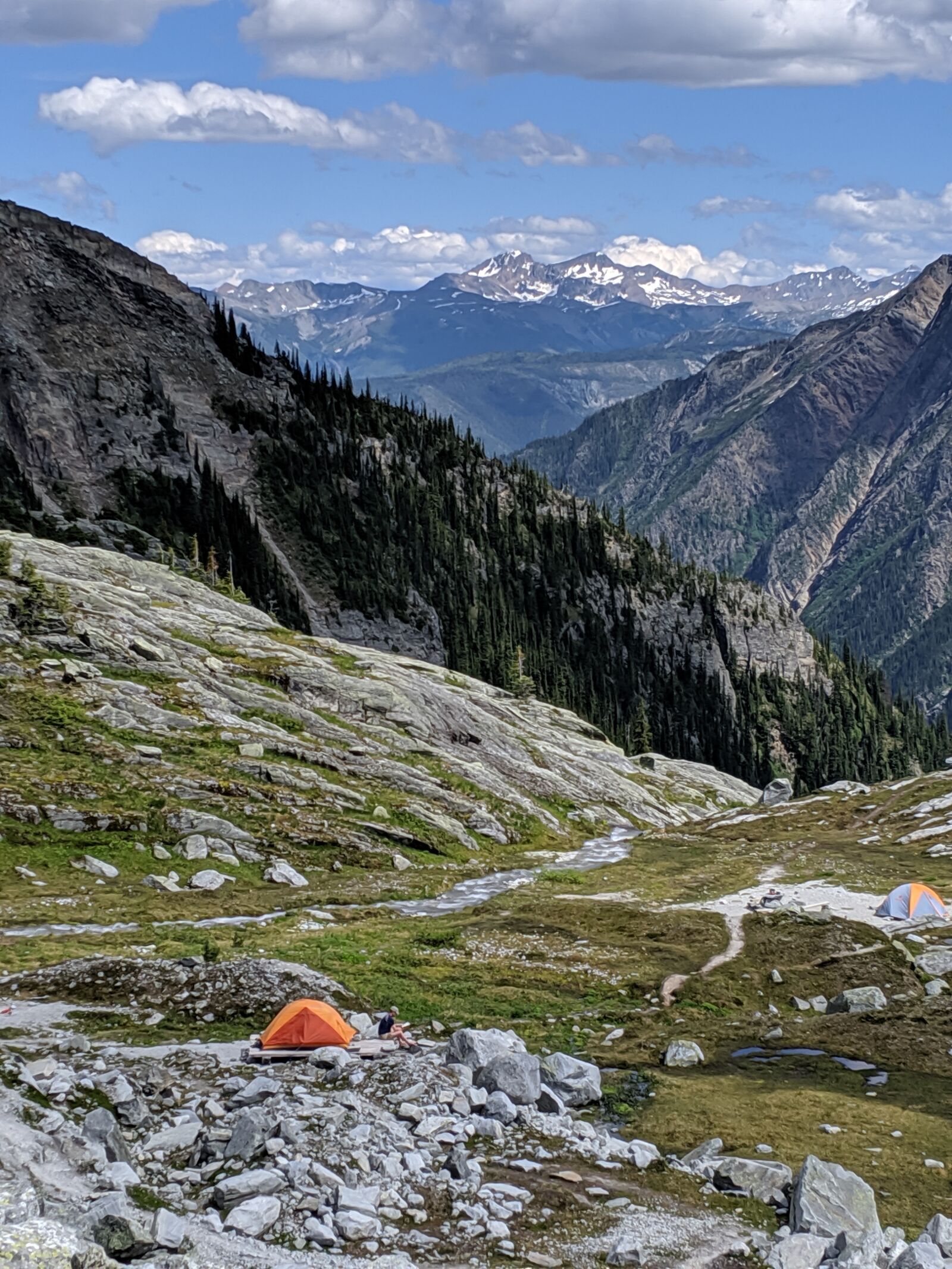 Google Pixel 3 sample photo. Glacier national park, campsite photography