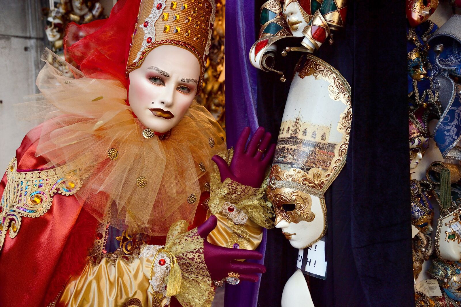 Nikon Df sample photo. Mask, venice mask, carnival photography