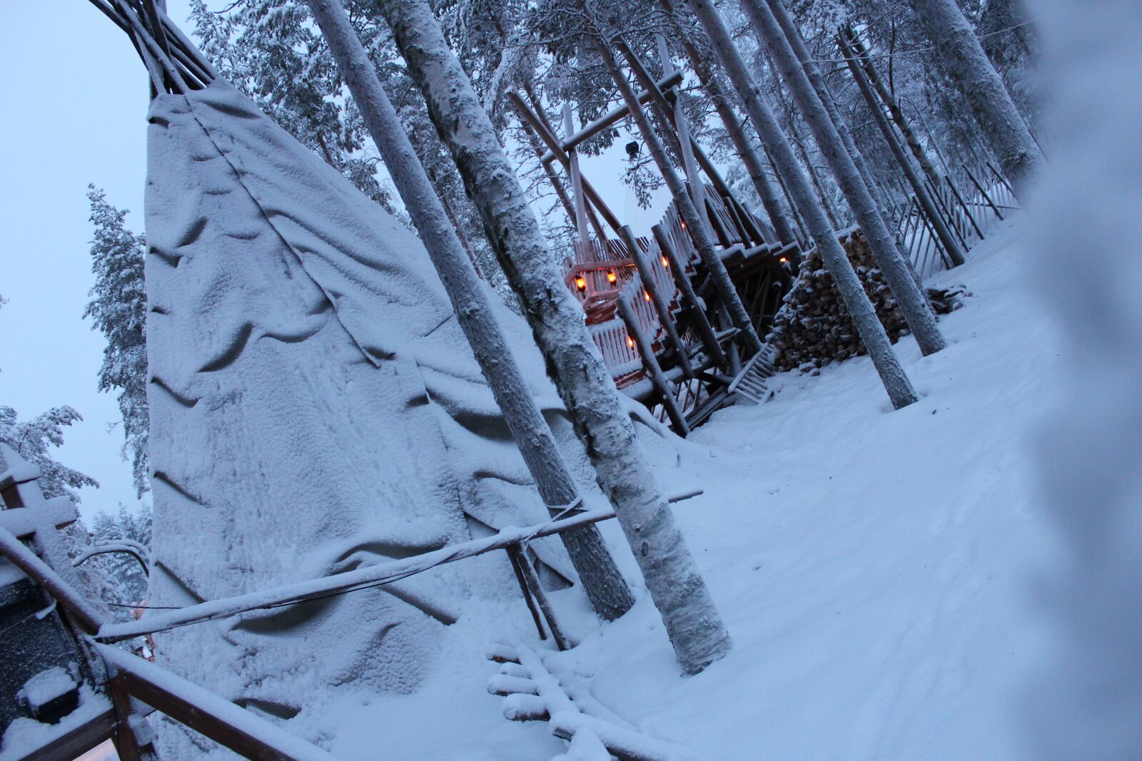 Canon EOS 1200D (EOS Rebel T5 / EOS Kiss X70 / EOS Hi) sample photo. Snow, finland, arctic circle photography