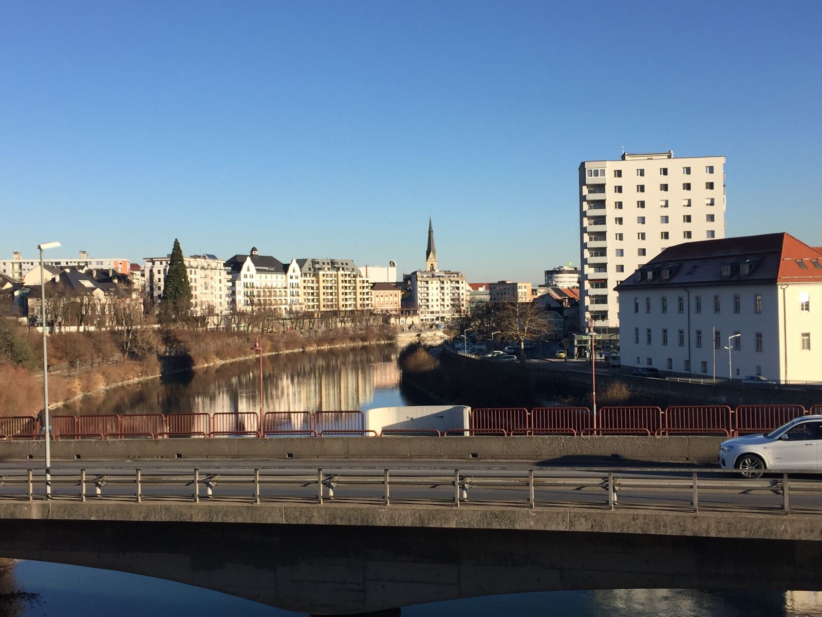 Apple iPhone 6 sample photo. City, river, villach photography