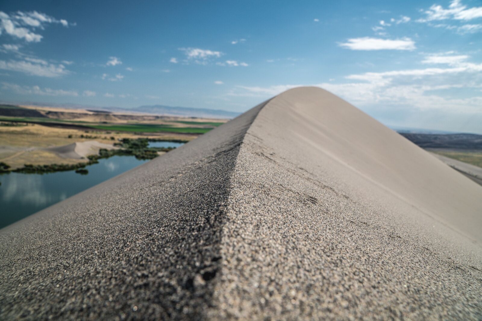 Sony a6300 + Sony E PZ 18-105mm F4 G OSS sample photo. Sand, sand dunes, bruneau photography
