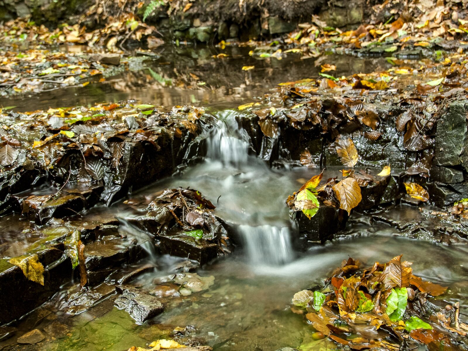 OLYMPUS 11-22mm Lens sample photo. Waterfall, landscape, nature photography