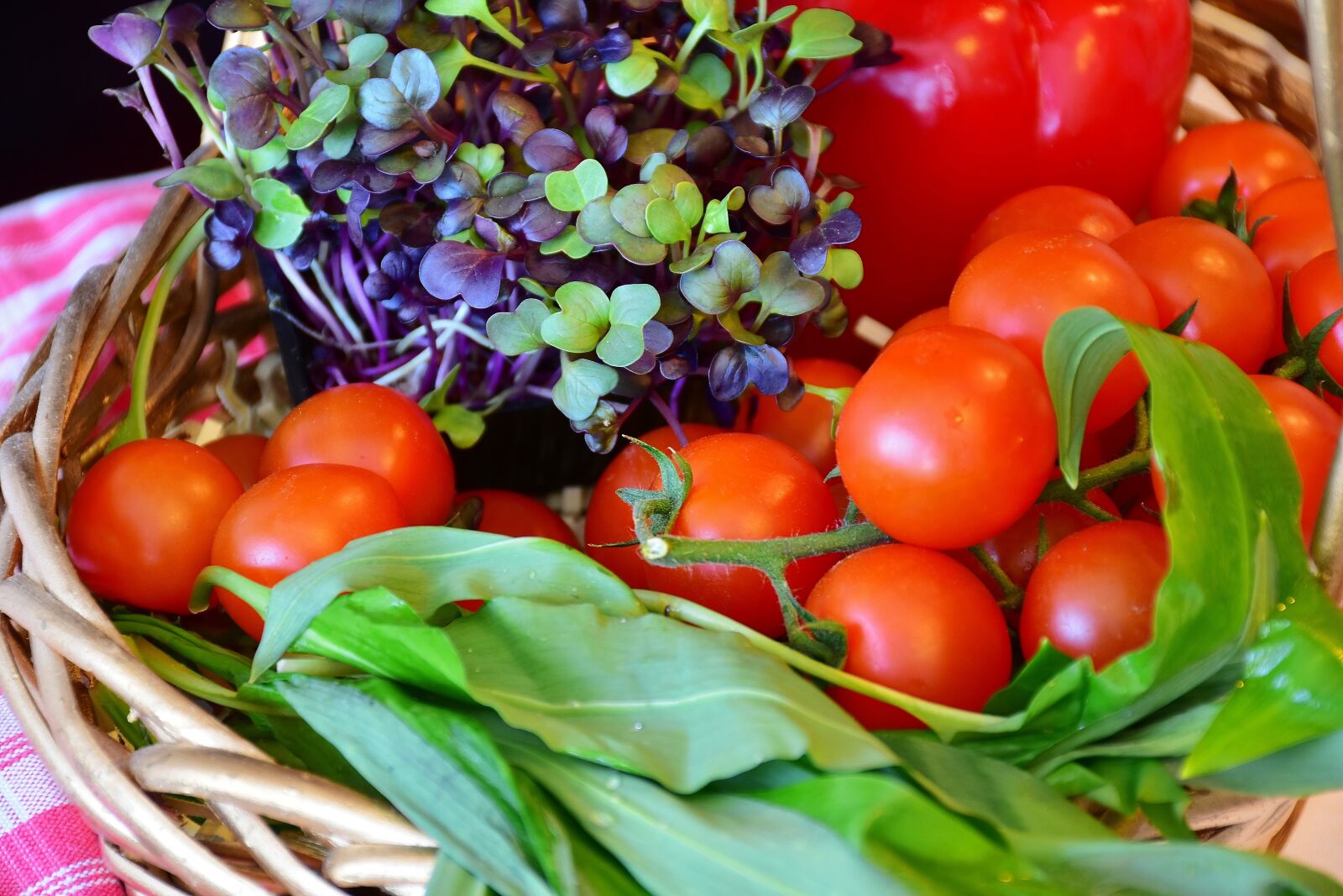 Nikon D7200 sample photo. Vegetables, basket, purchasing photography