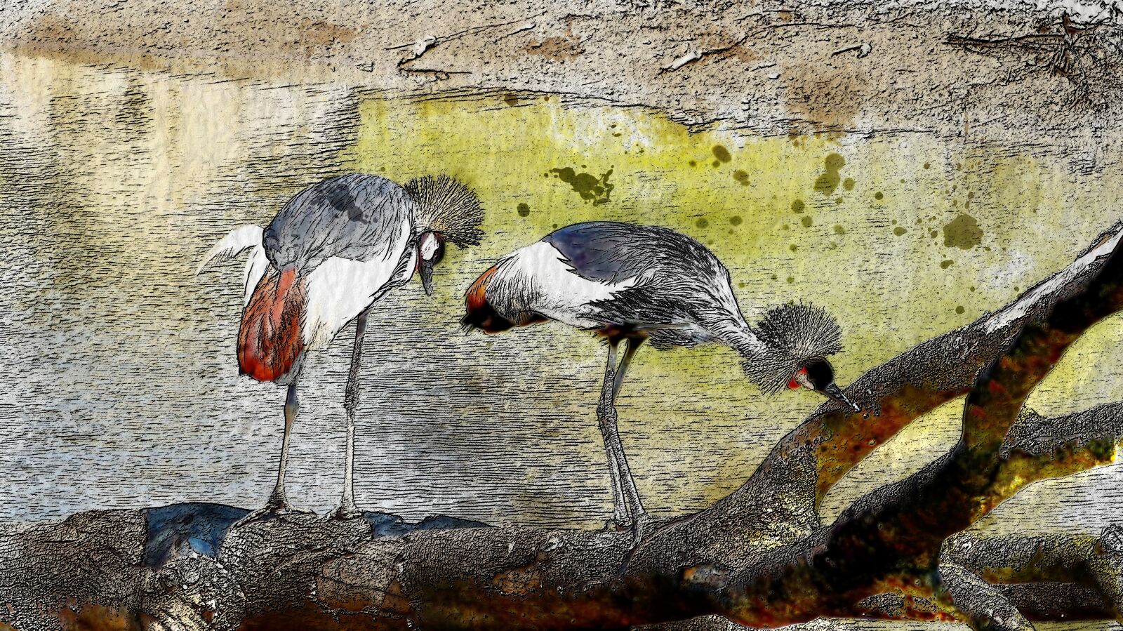 Panasonic Lumix DMC-FZ200 sample photo. Birds, watercolor, picture photography