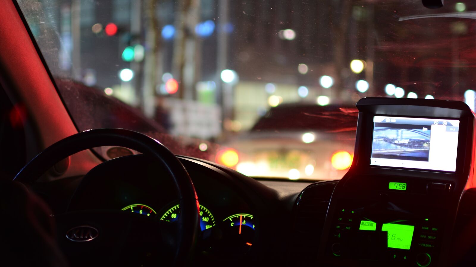 Nikon D7100 sample photo. Tea, driving, night view photography