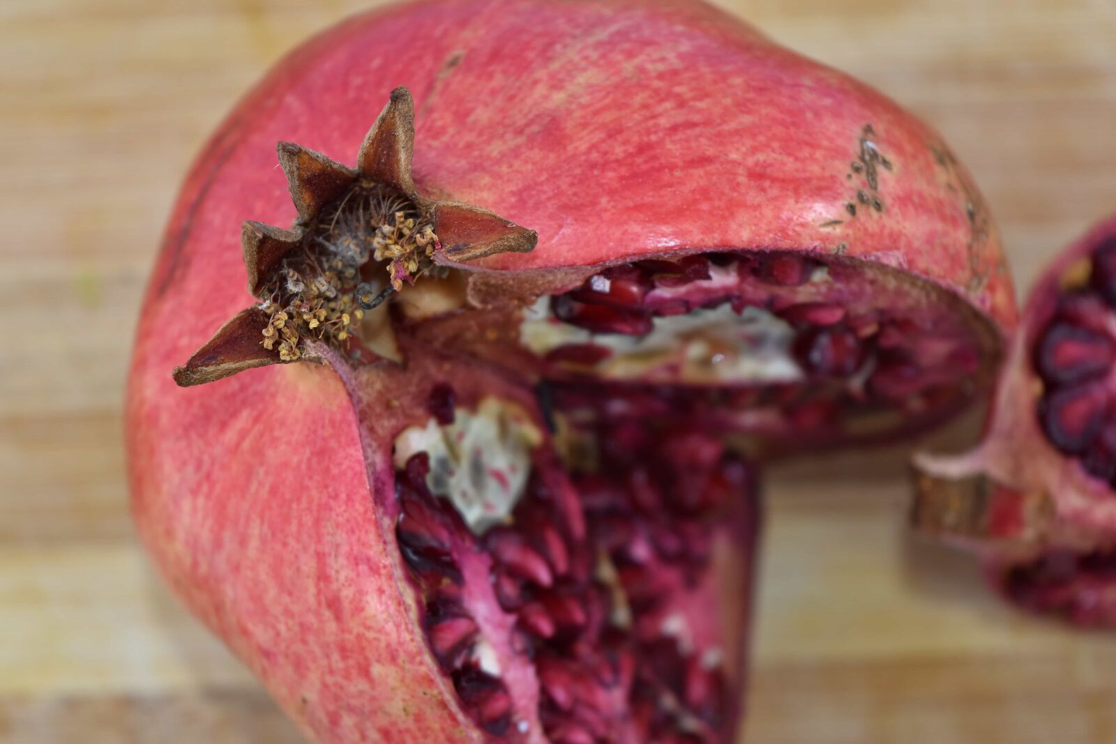 Nikon D5500 sample photo. Ripe fruit, food, pomegranate photography